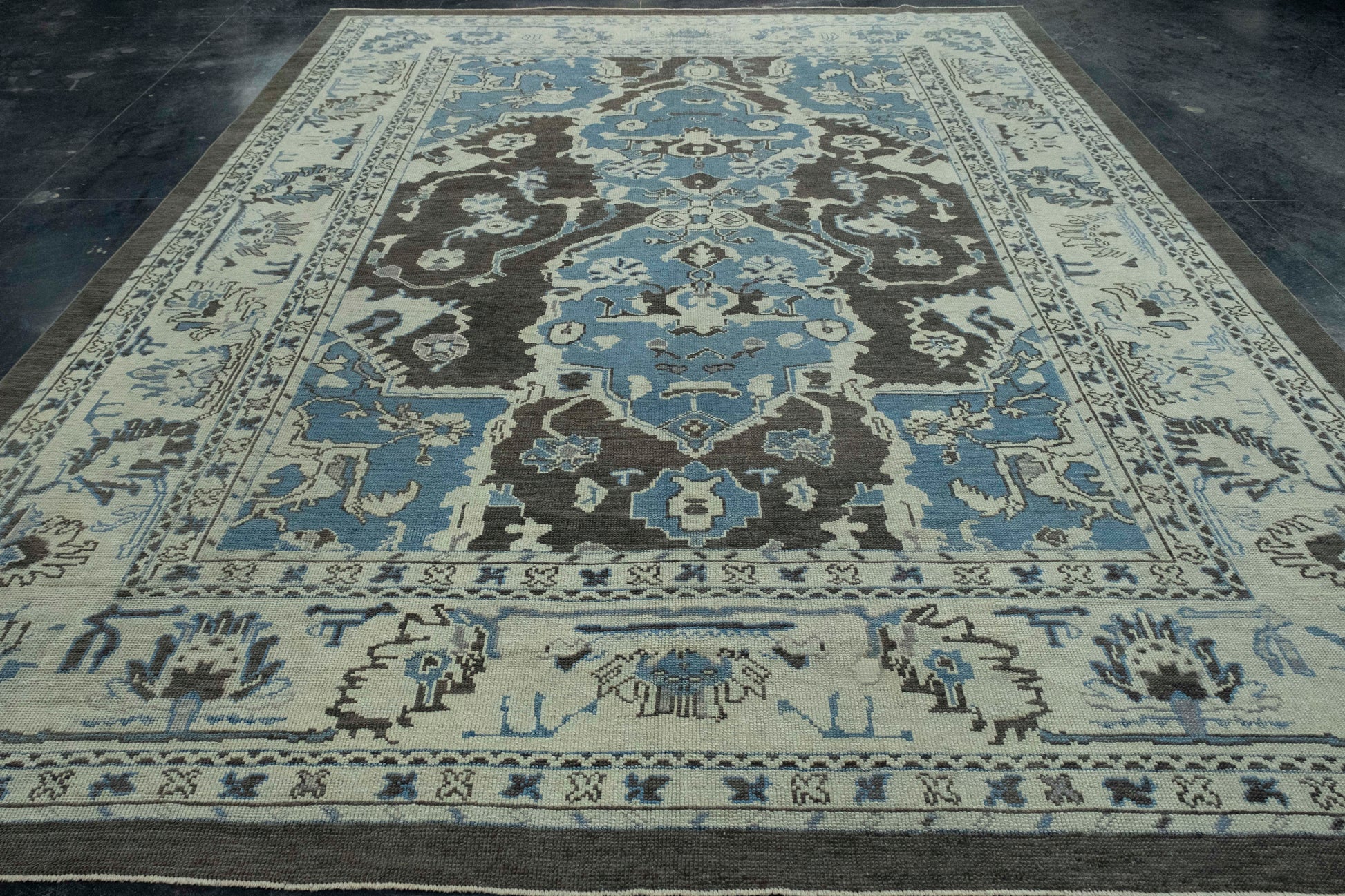 Turkish Oushak Rug 10'2" x 13'1" #18575