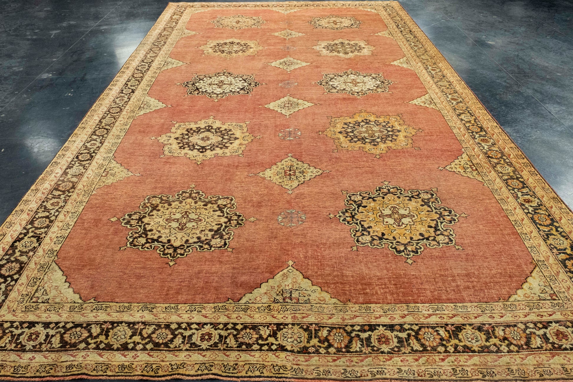 Turkish Oushak Rug 8'8" x 14'8" #18540