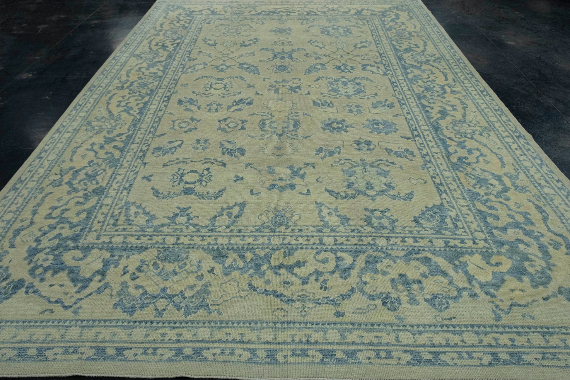 Turkish Oushak Rug 9'1" x 13'5" #18581