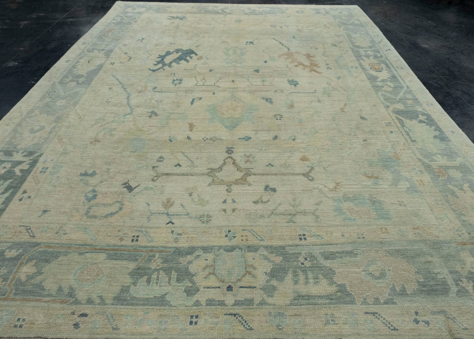 Turkish Oushak Rug 9'11" x 14'1" #18641