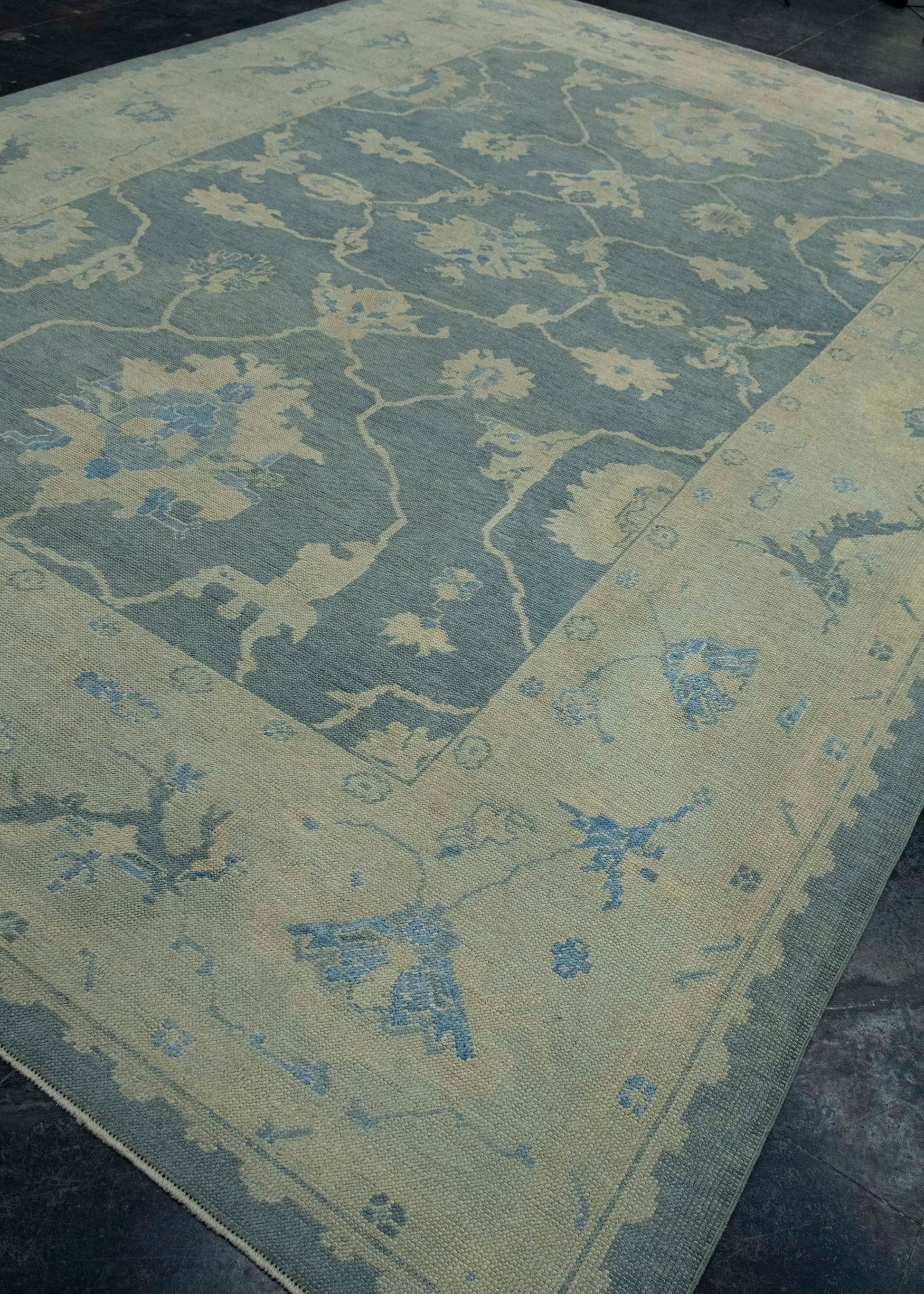Turkish Oushak Rug 9'10" x 14' #18594