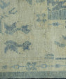 Turkish Oushak Rug 9'10" x 14' #18526