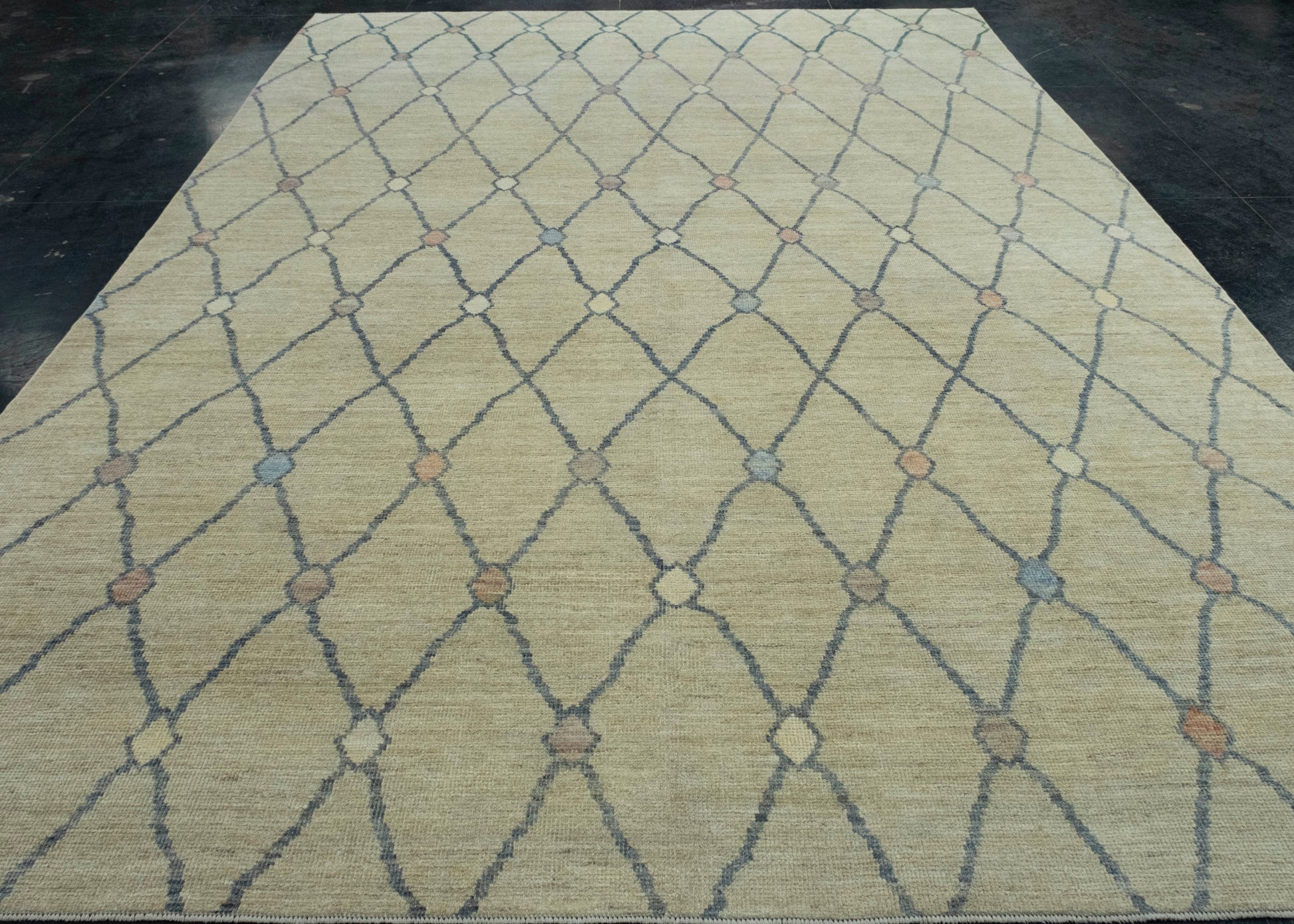 Turkish Oushak Rug 9'2" x 13'1" #18667
