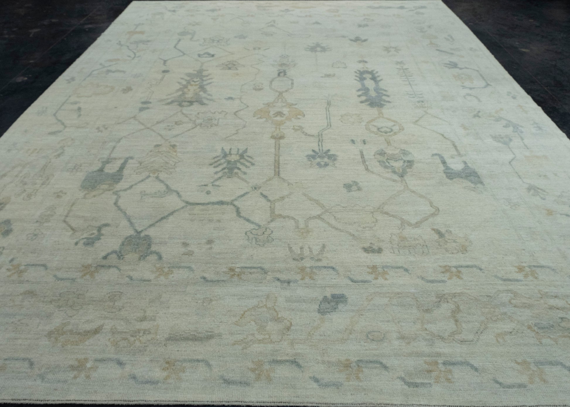 Turkish Oushak Rug 10'5" x 14'4" #18691