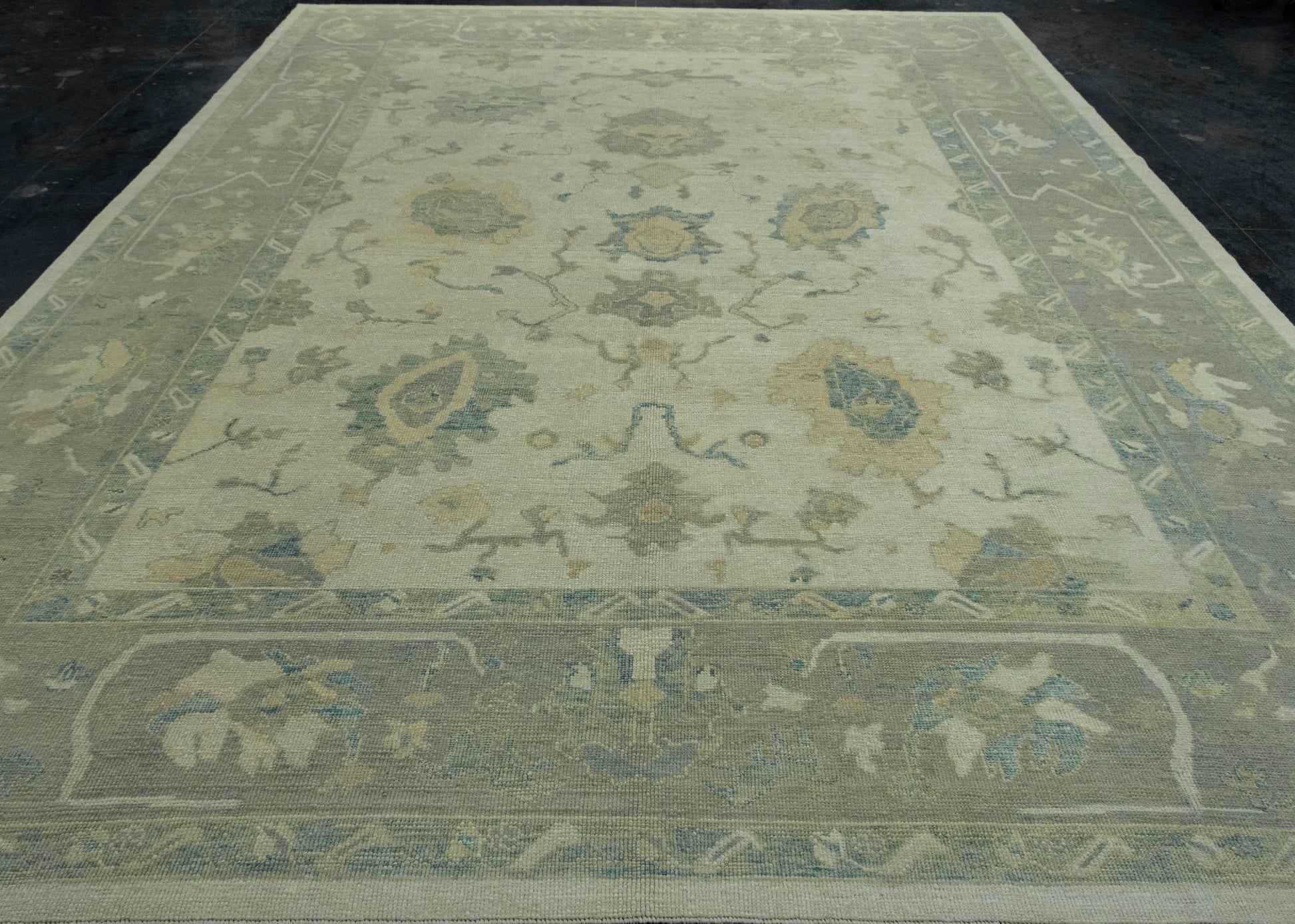 Turkish Oushak Rug 10'6" x 14'1" #18548