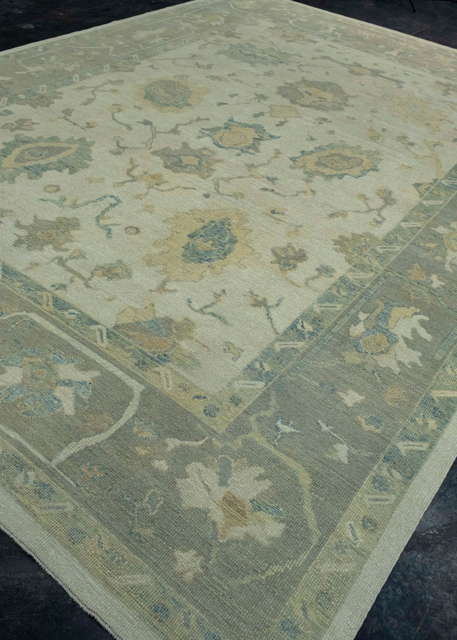 Turkish Oushak Rug 10'6" x 14'1" #18548