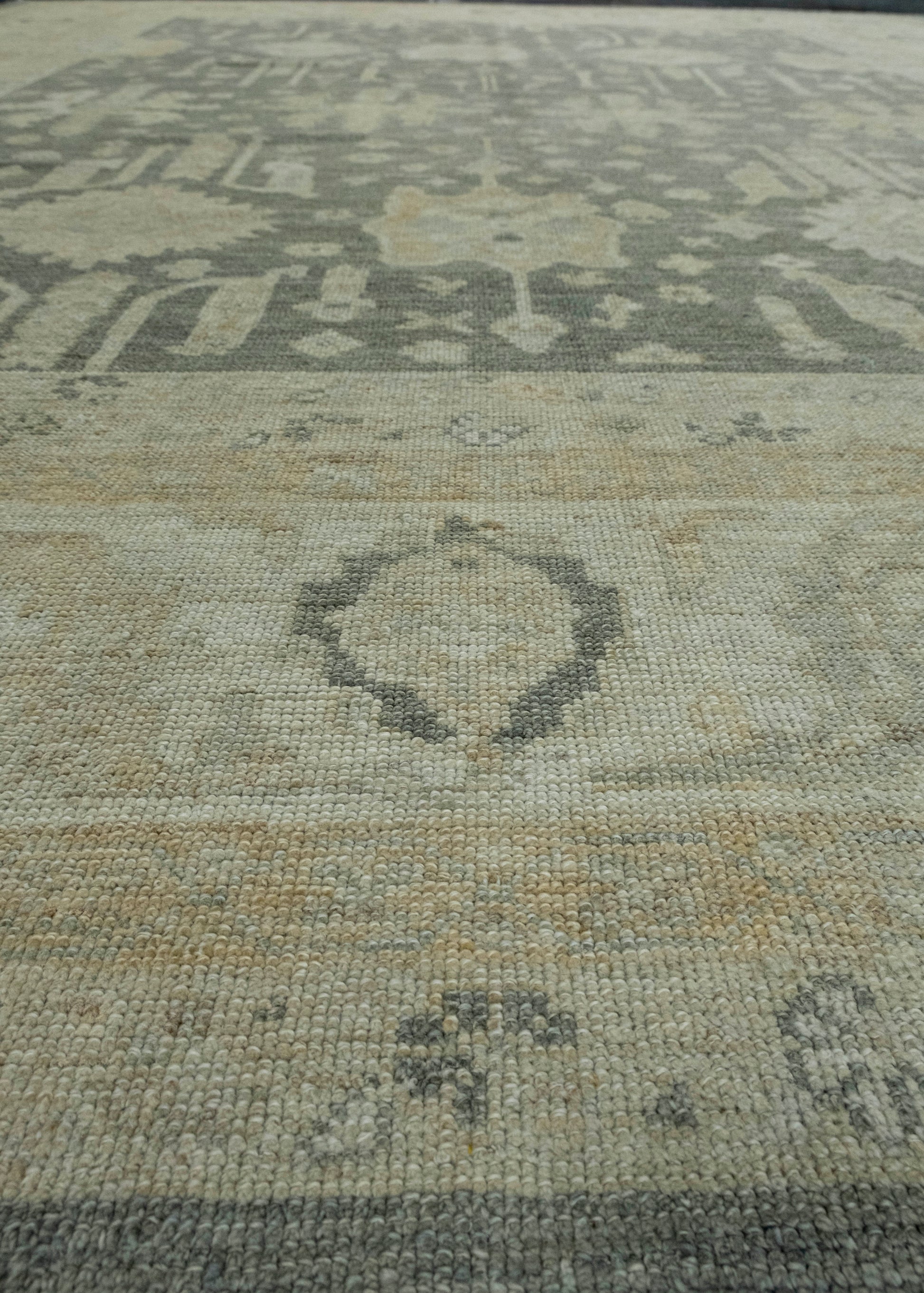Turkish Oushak Antique Look Rug 9'10" x 12'5" #18640
