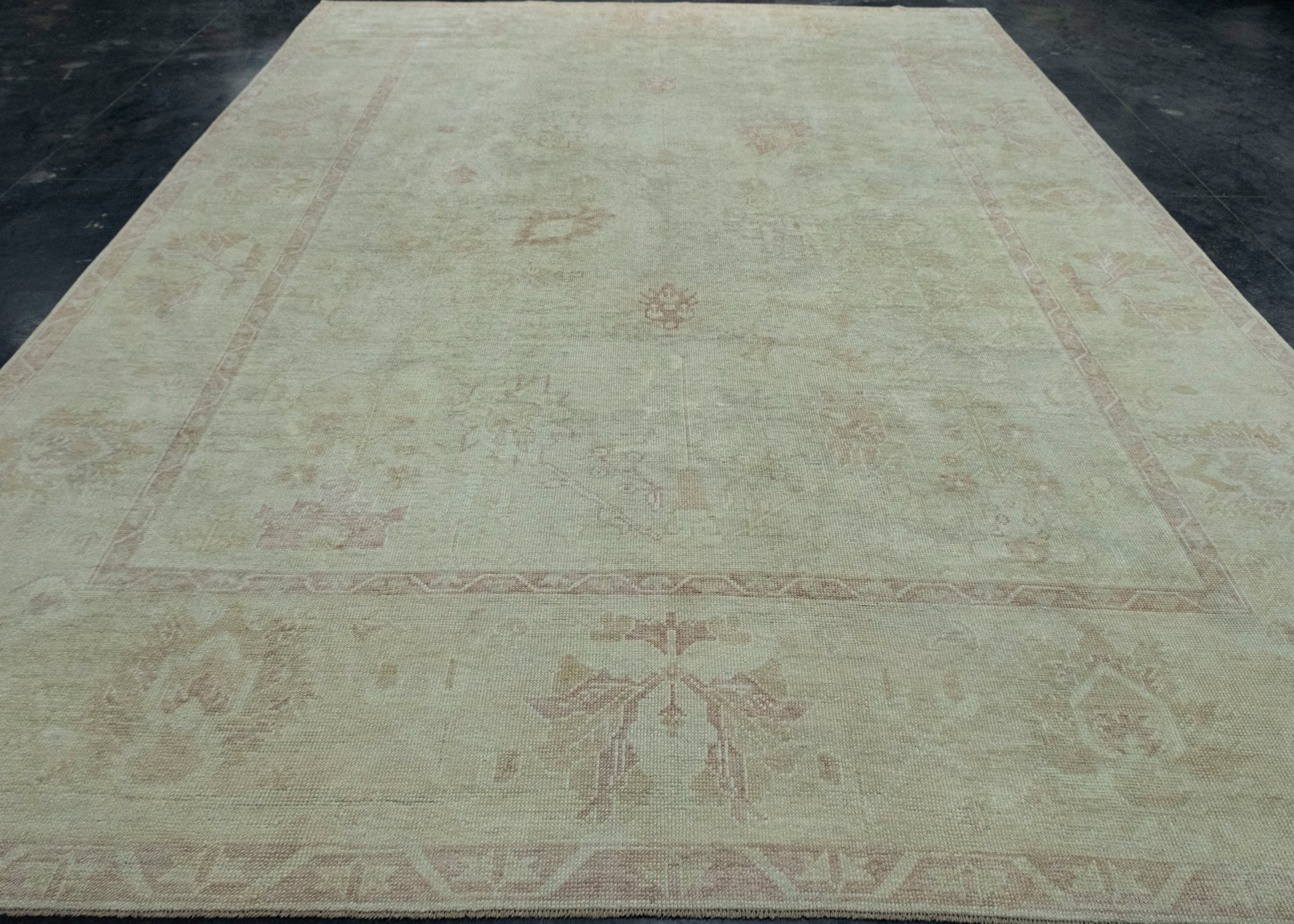 Turkish Oushak Rug 9'10" x 14'2" #18553