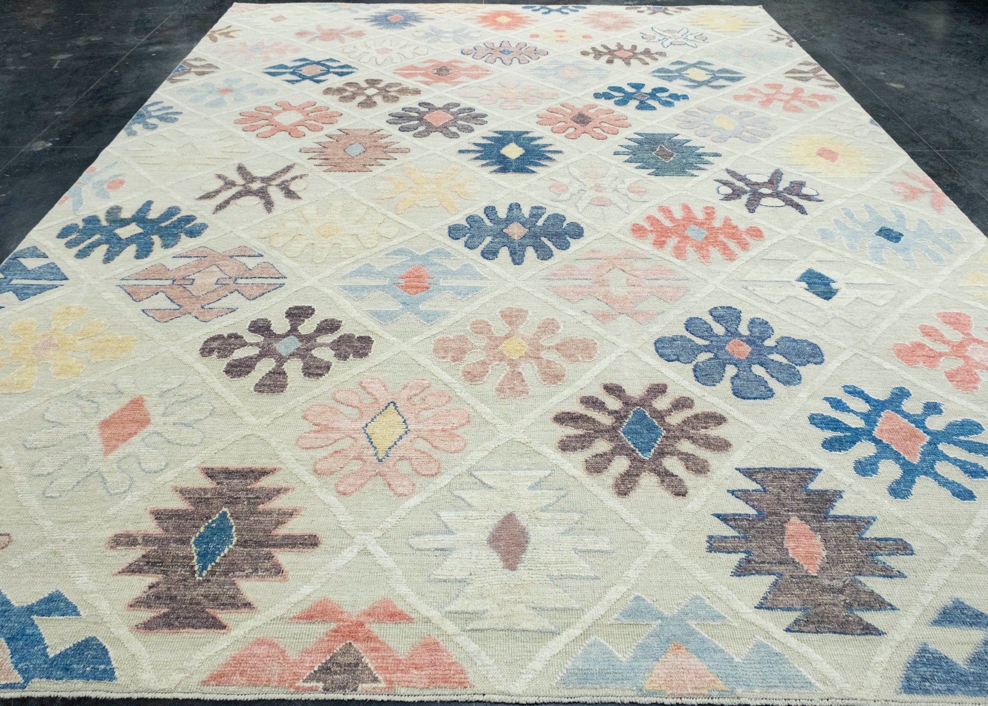 Turkish Kilim Oriental Handmade Flatweave 10'5" x 13'10" #18569