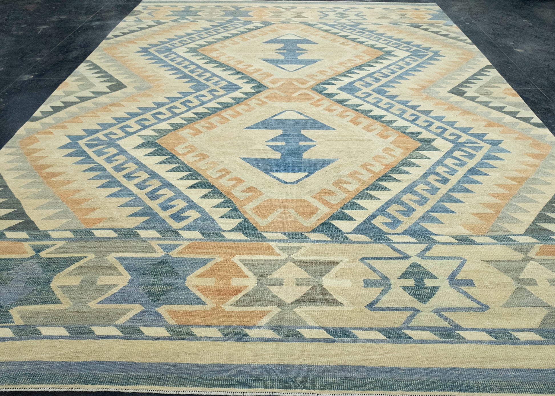 Turkish Kilim Oriental Handmade Flatweave 10'2" x 13'9" #18636