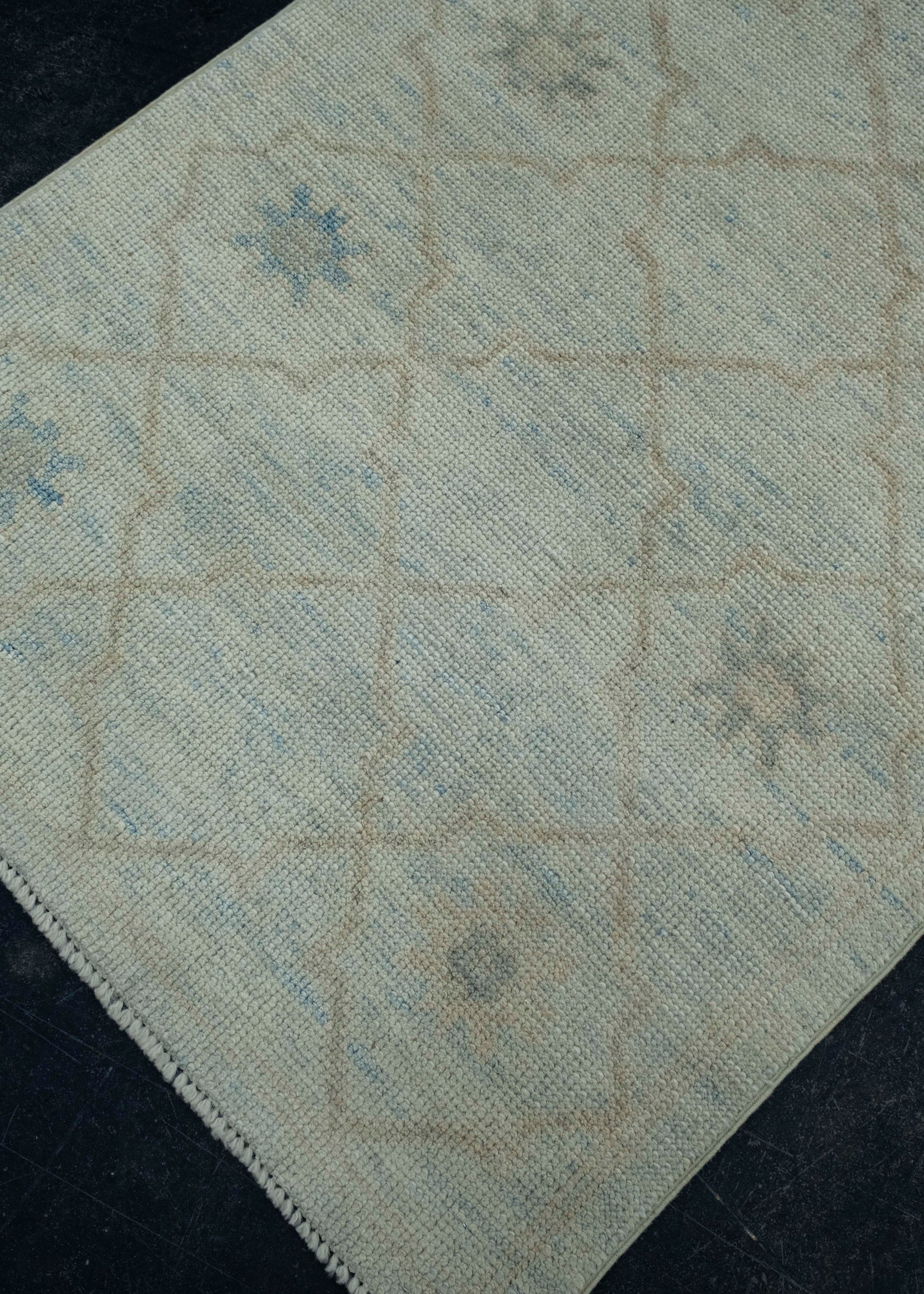 Turkish Oushak Rug 2'11" x 6'8" #17826