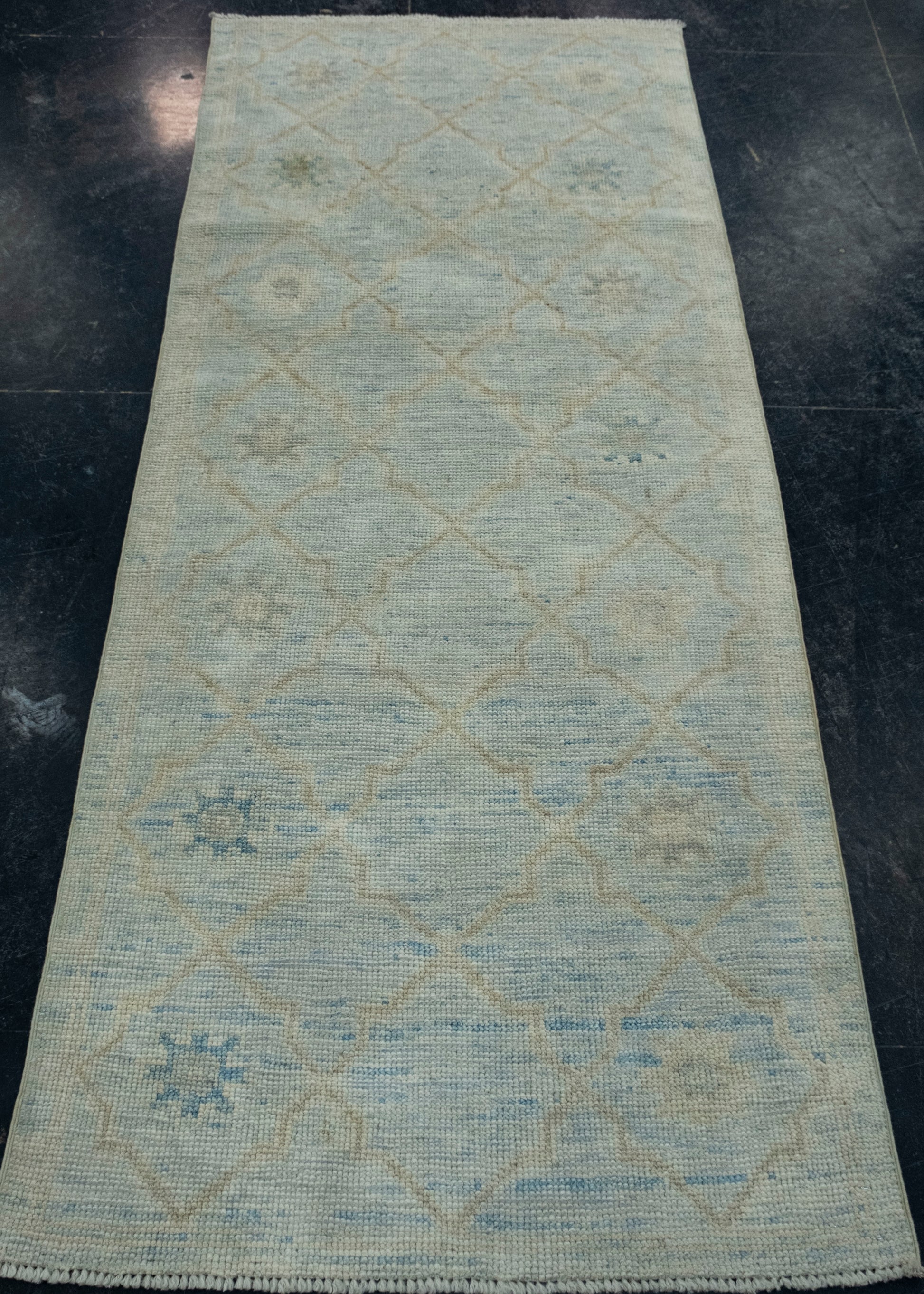 Turkish Oushak Rug 3' x 7' #17839
