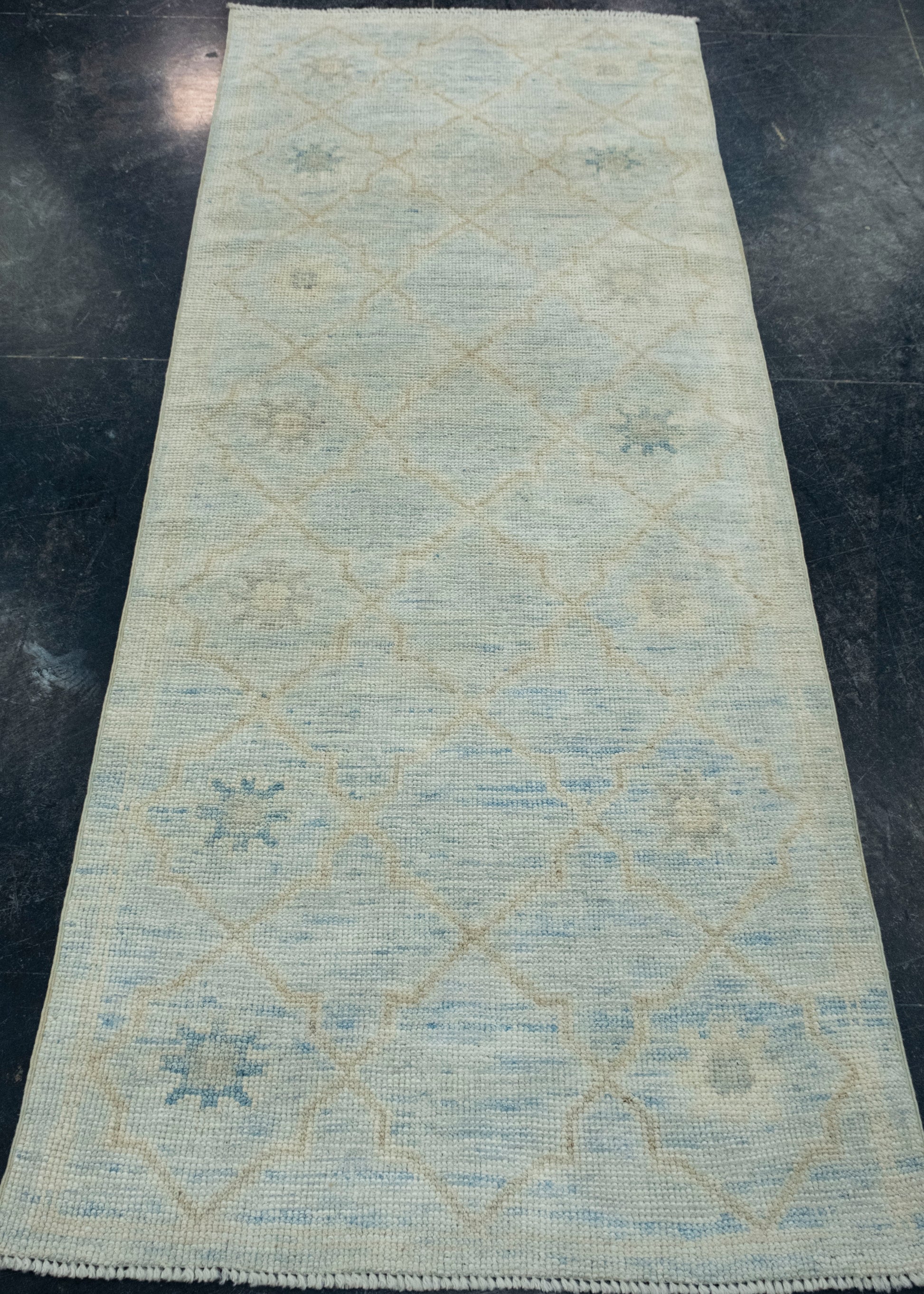 Turkish Oushak Rug 2'11" x 7' #17835