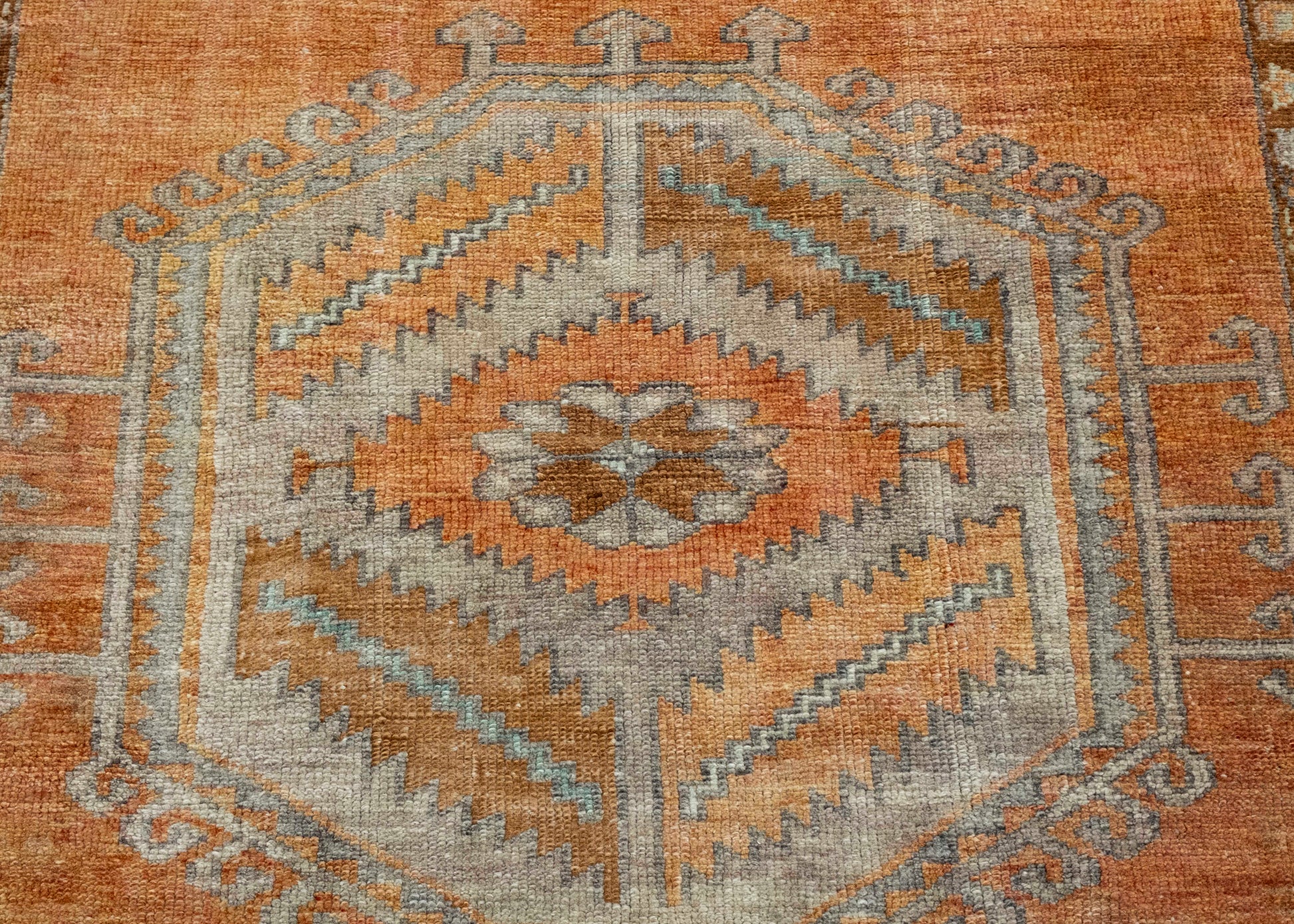 Turkish Vintage Runner Rug 3'5" x 10'6" #17460