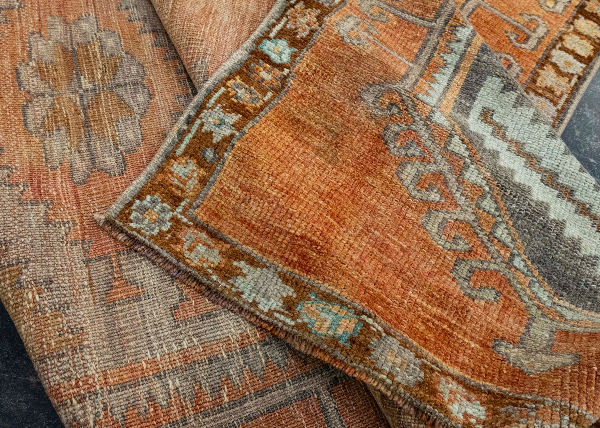 Turkish Vintage Runner Rug 3'5" x 10'6" #17460