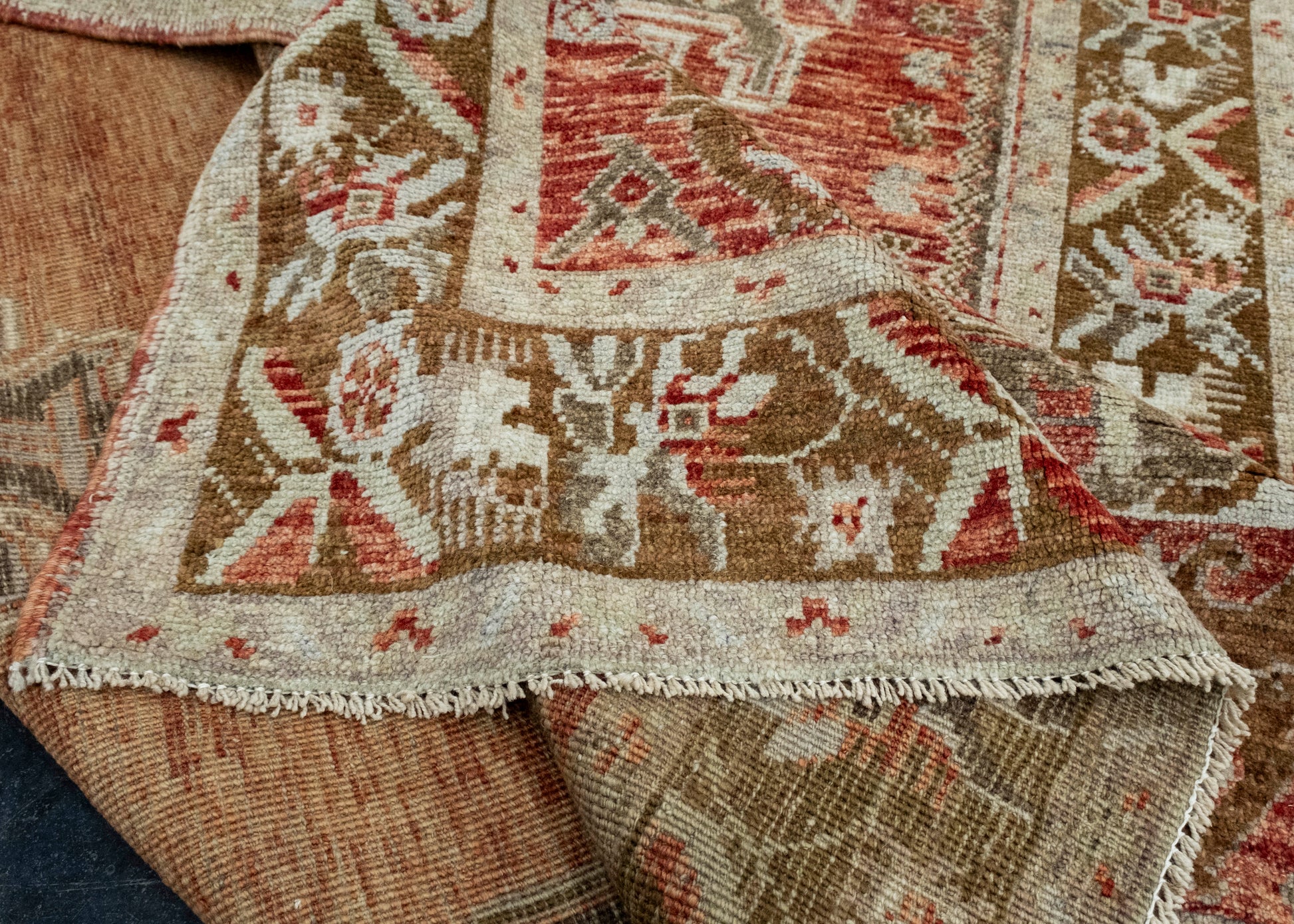 Turkish Vintage Runner Rug 4'8" x 10'8" #17803