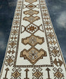 Turkish Vintage Runner Rug 3'4" x 11'10" #17470