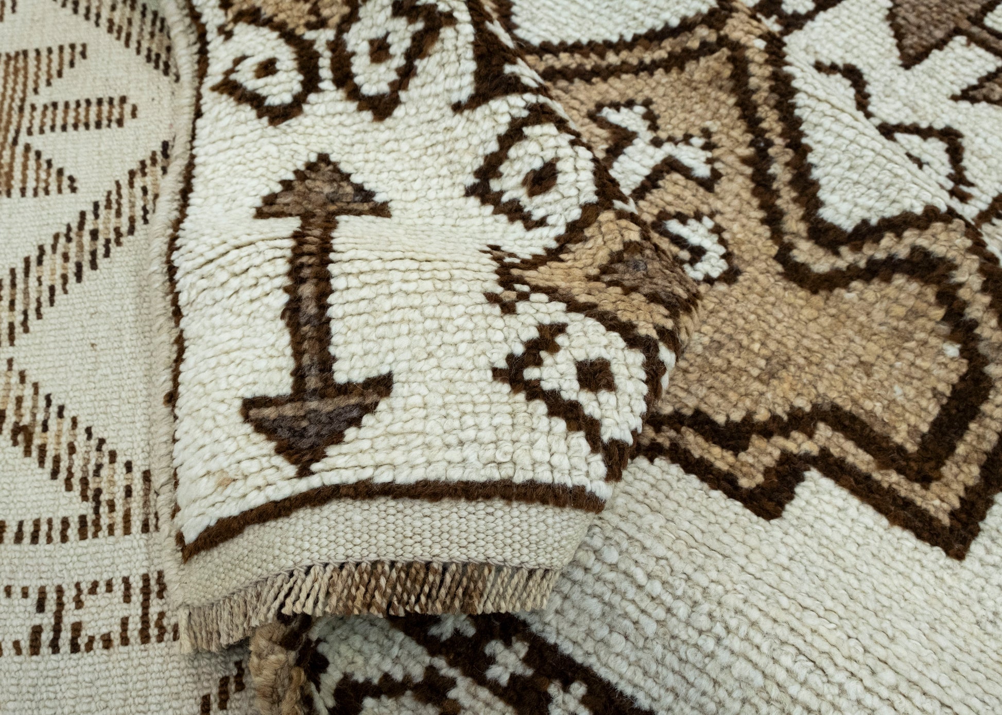 Turkish Vintage Runner Rug 3'4" x 11'10" #17470