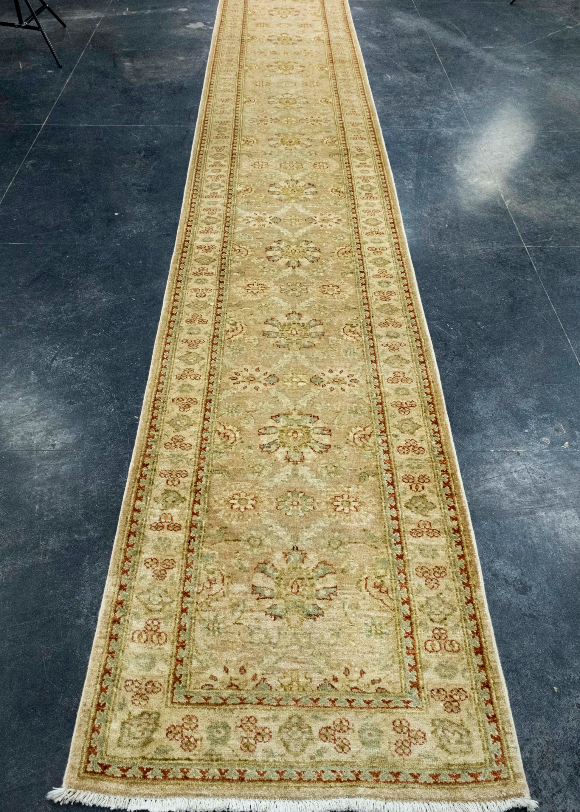 Turkish Oushak Rug 2'7" x 16'4" #17002