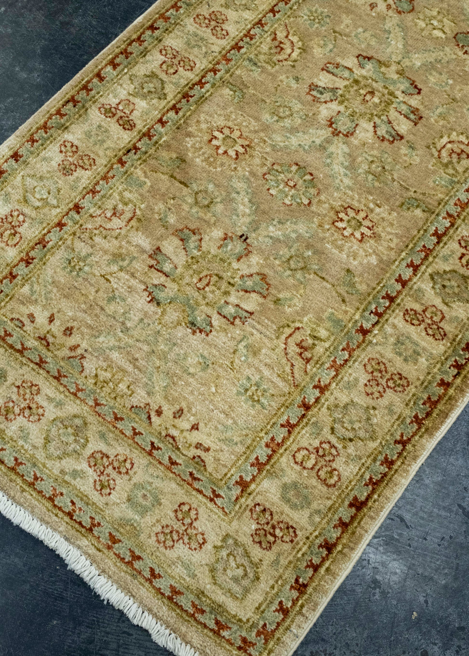 Turkish Oushak Rug 2'7" x 16'4" #17002