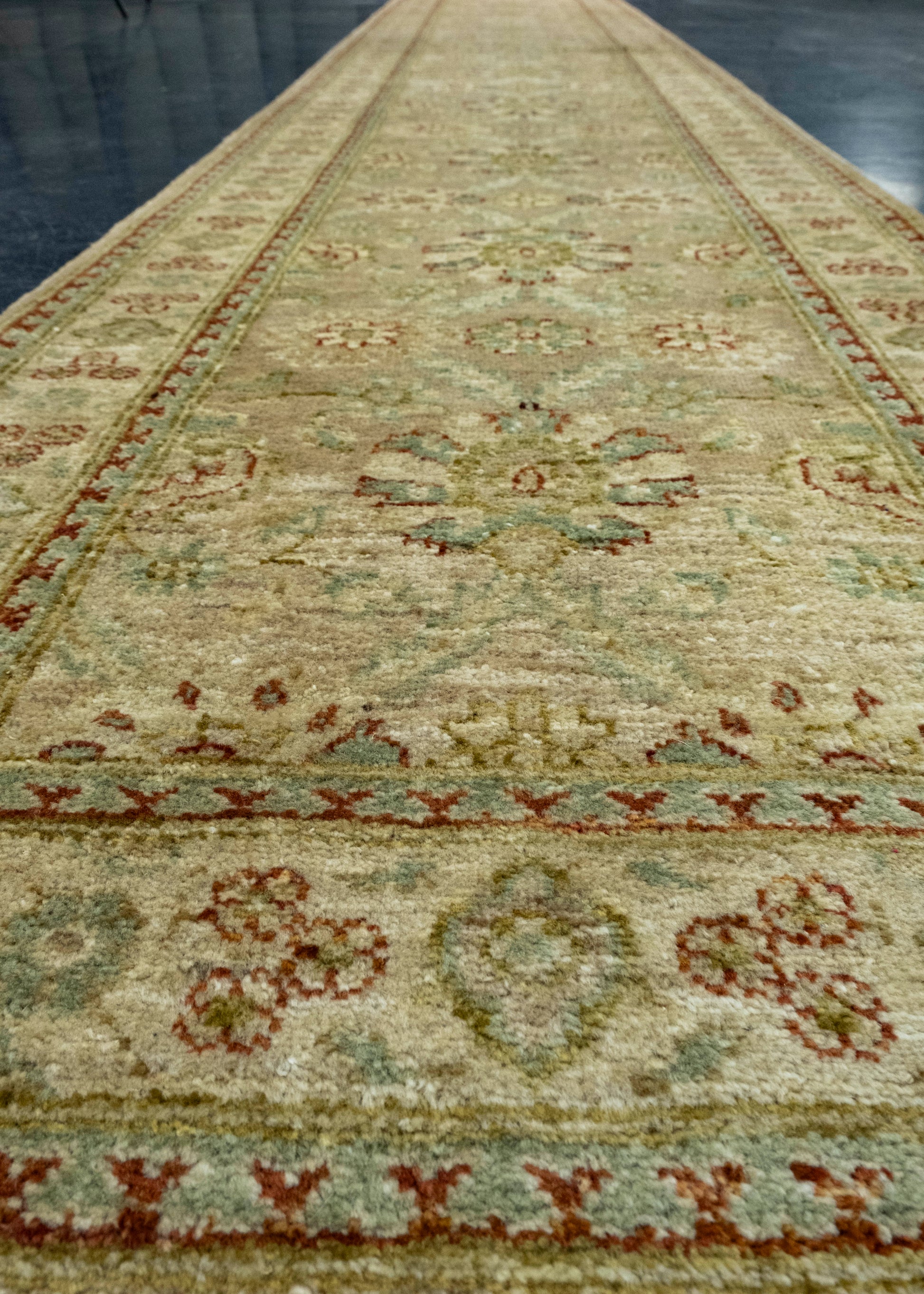 Turkish Oushak Rug 2'7" x 16'4" #17002