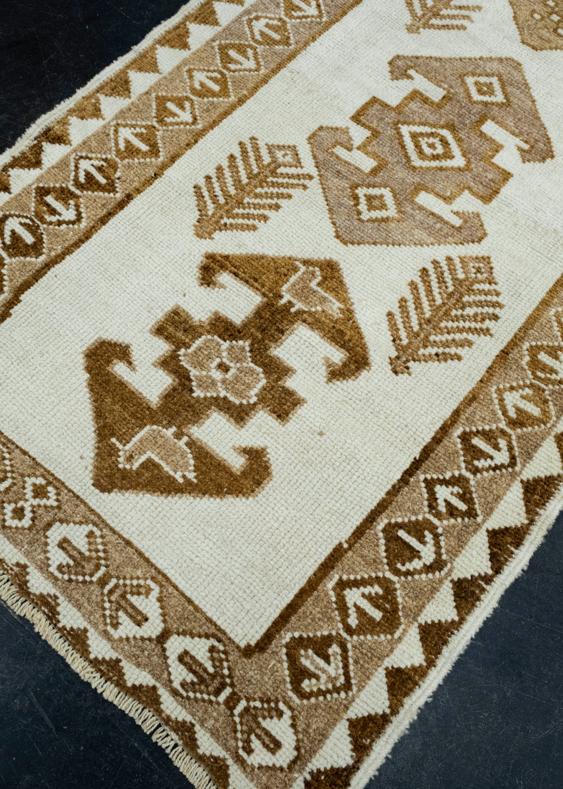 Turkish Vintage Runner Rug 3'9" x 11'3" #17080