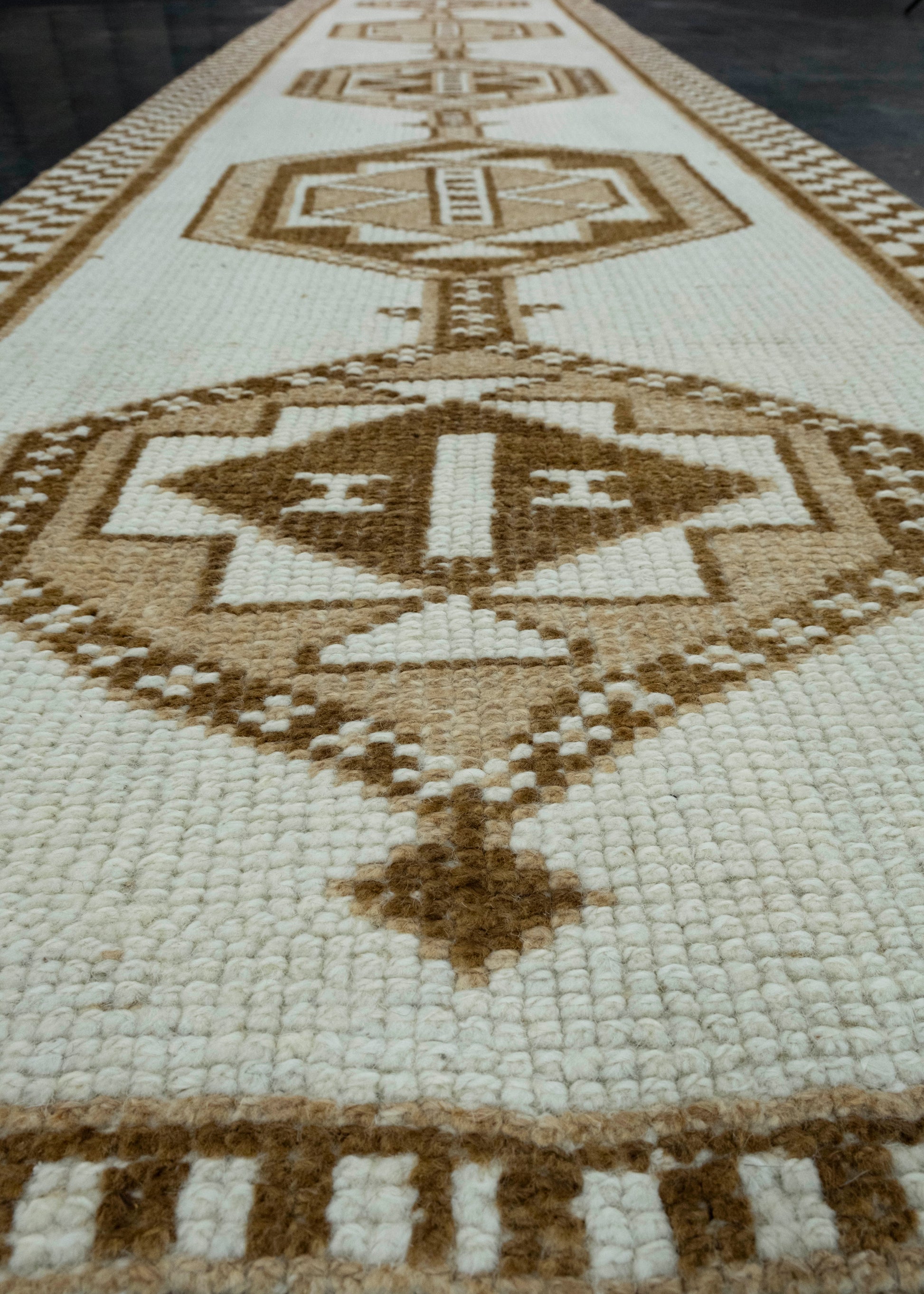 Turkish Vintage Runner Rug 3' x 11'10" #17076