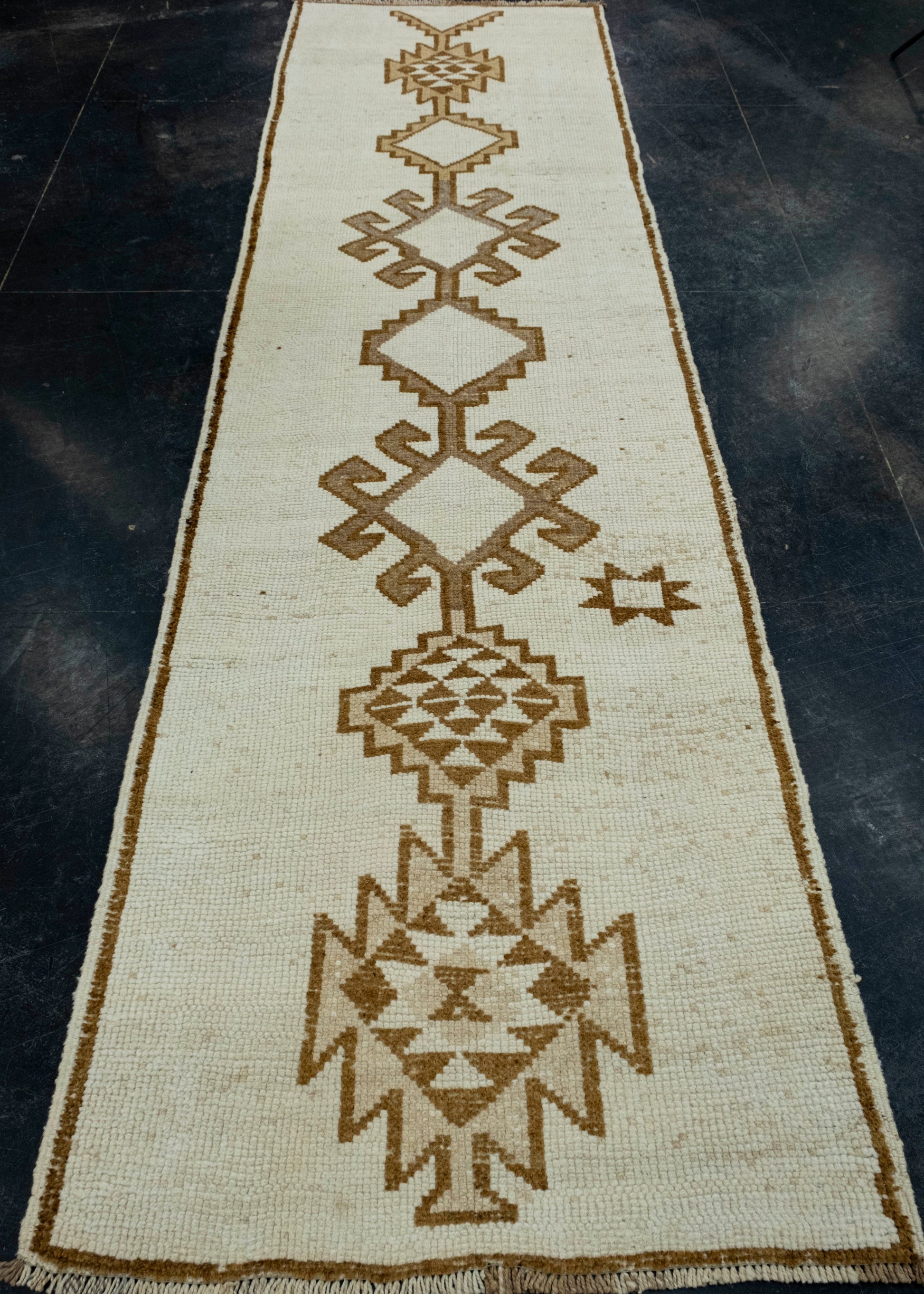 Turkish Vintage Runner Rug 3'3" x 11'5" #17074