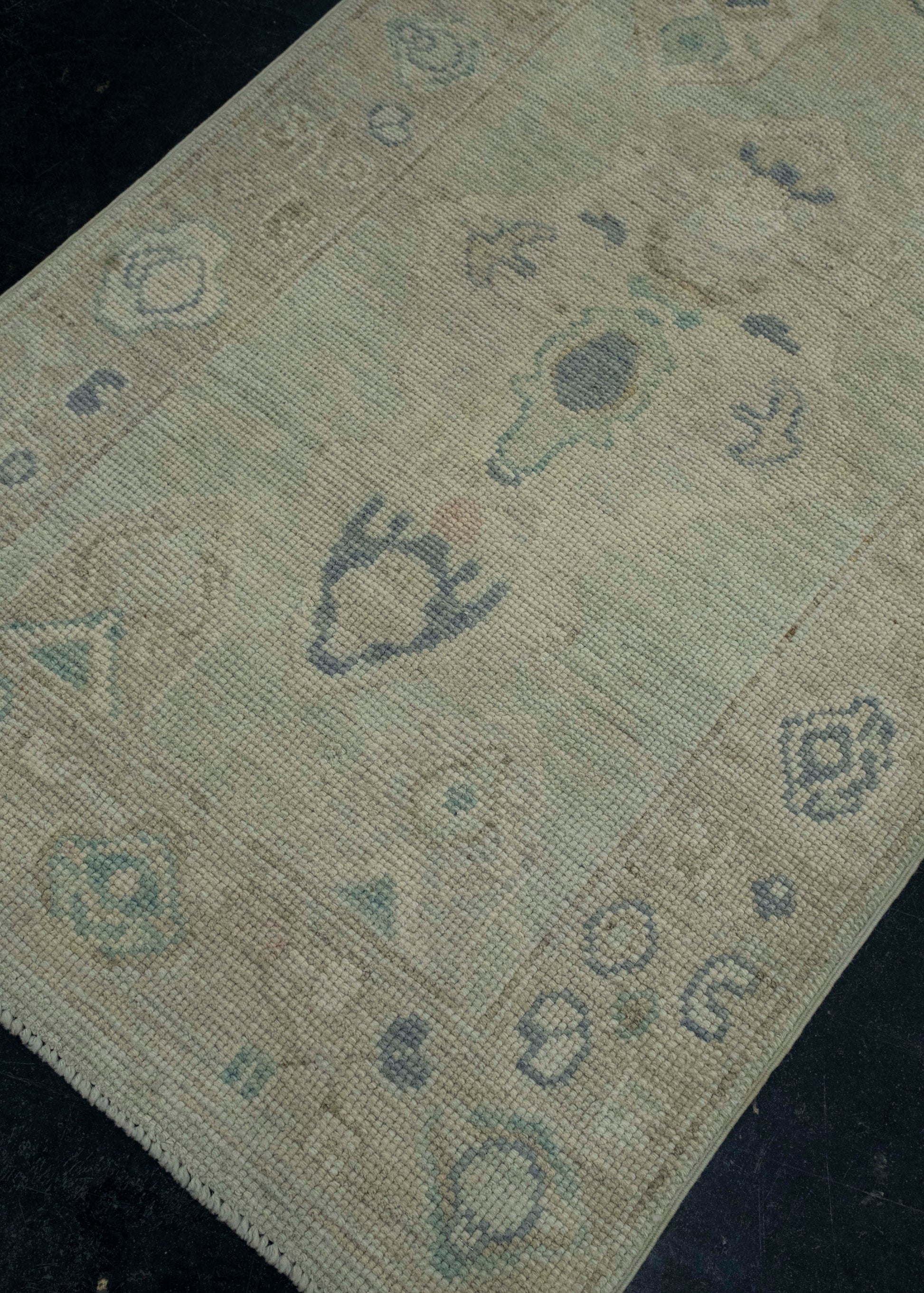 Turkish Oushak Rug 2'10" x 10'7" #17821
