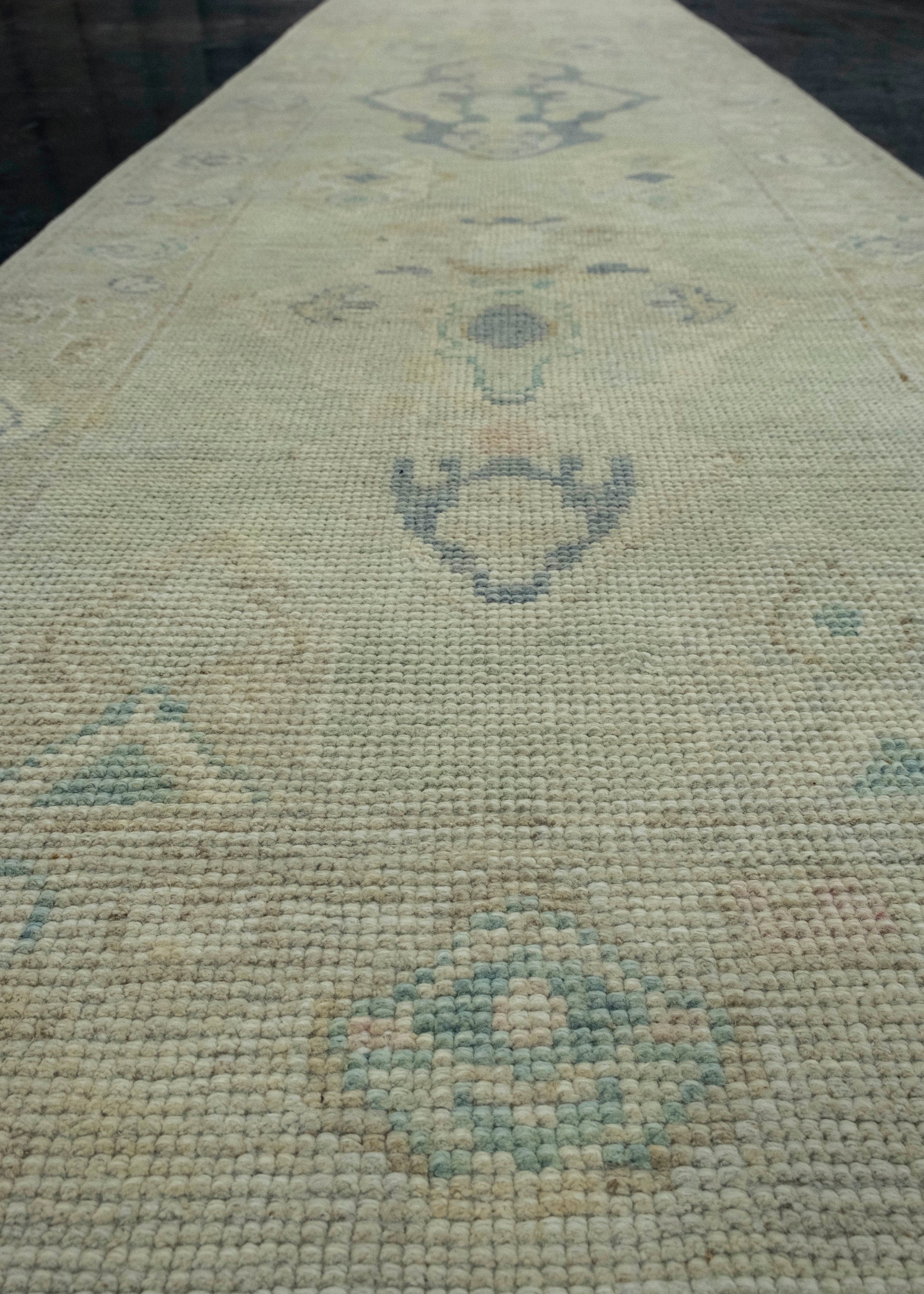 Turkish Oushak Rug 2'10" x 10'7" #17821
