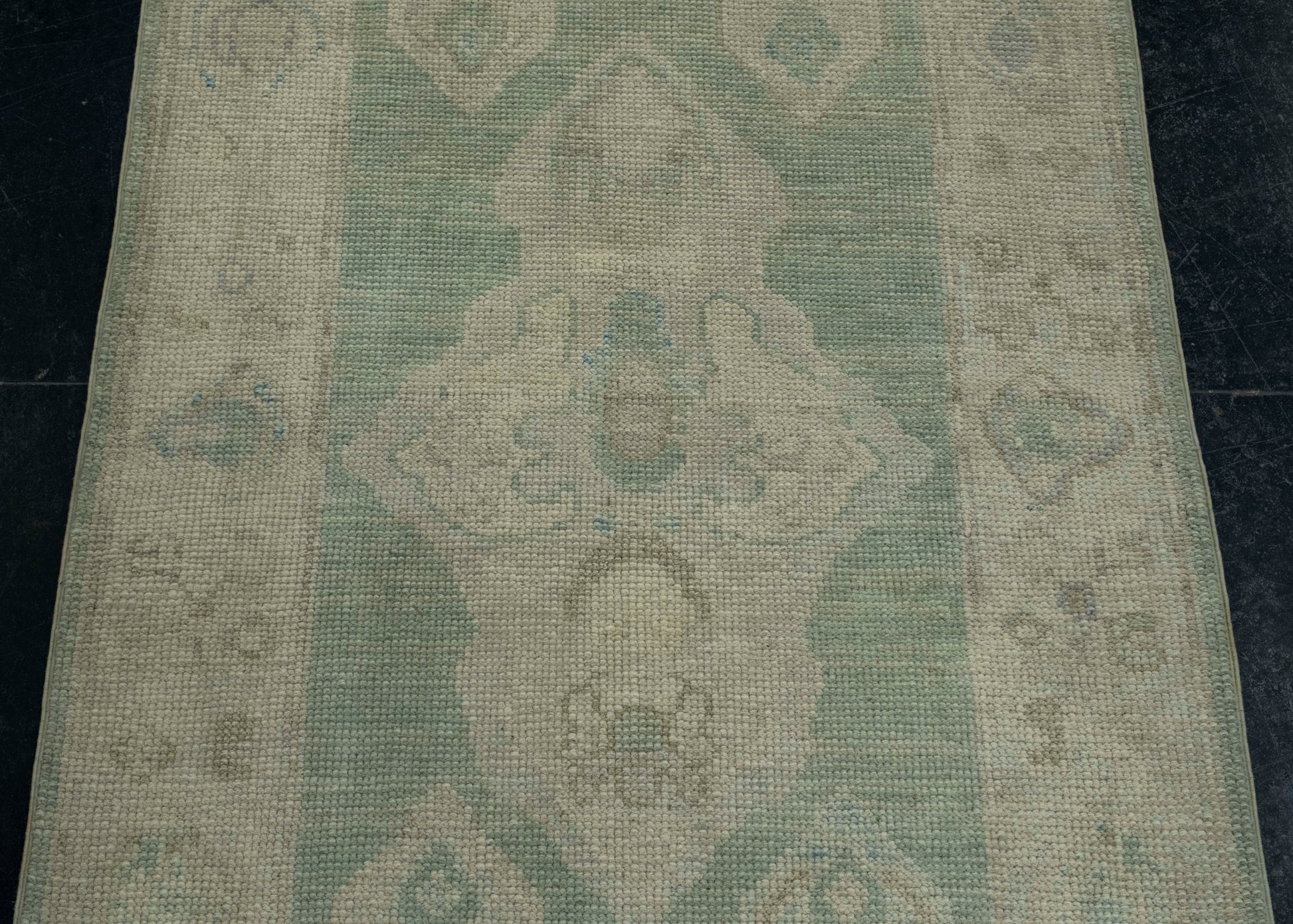 Turkish Oushak Rug 3' x 11' #17834