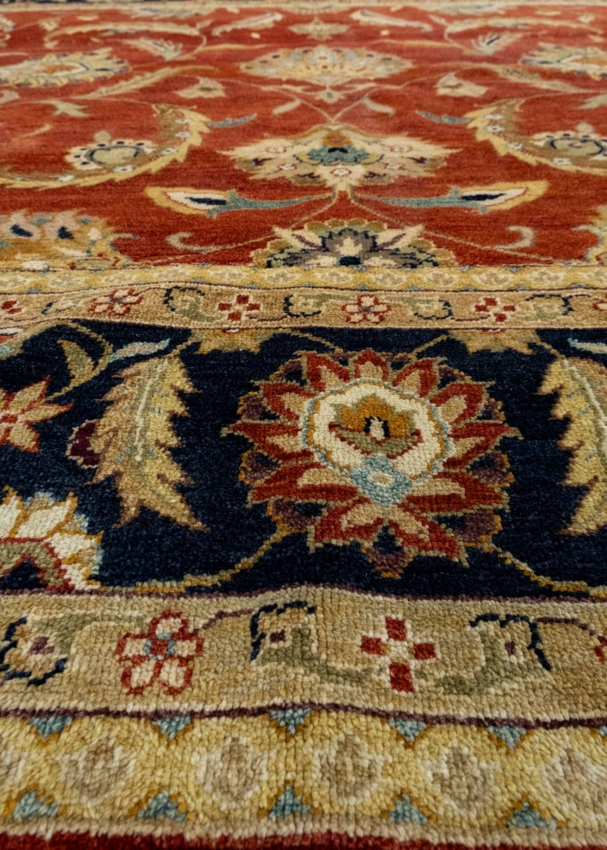Oushak Square Rug 8'10" x 8' #17006
