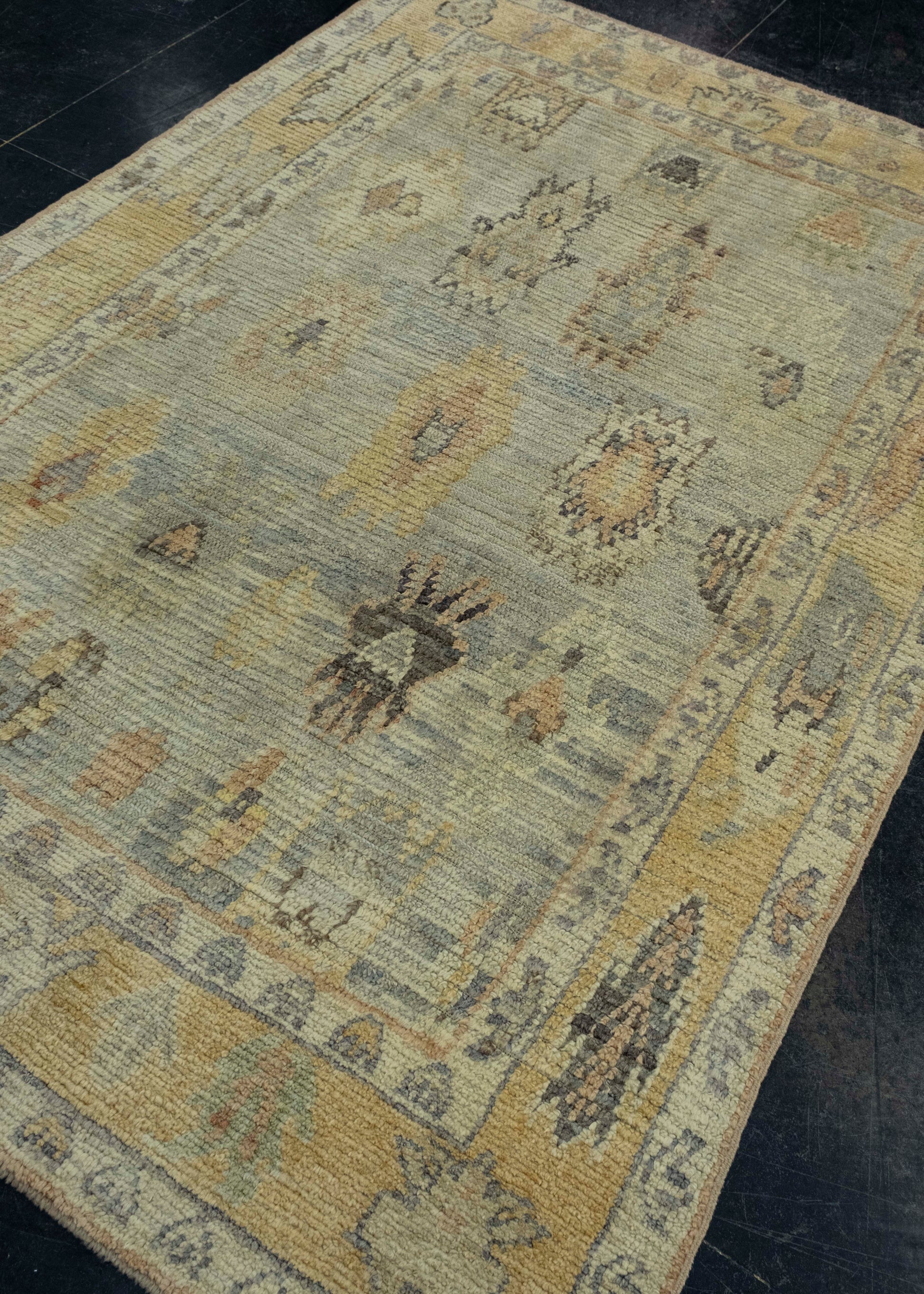 Turkish Oushak Rug 5'4" x 7'7" #18634