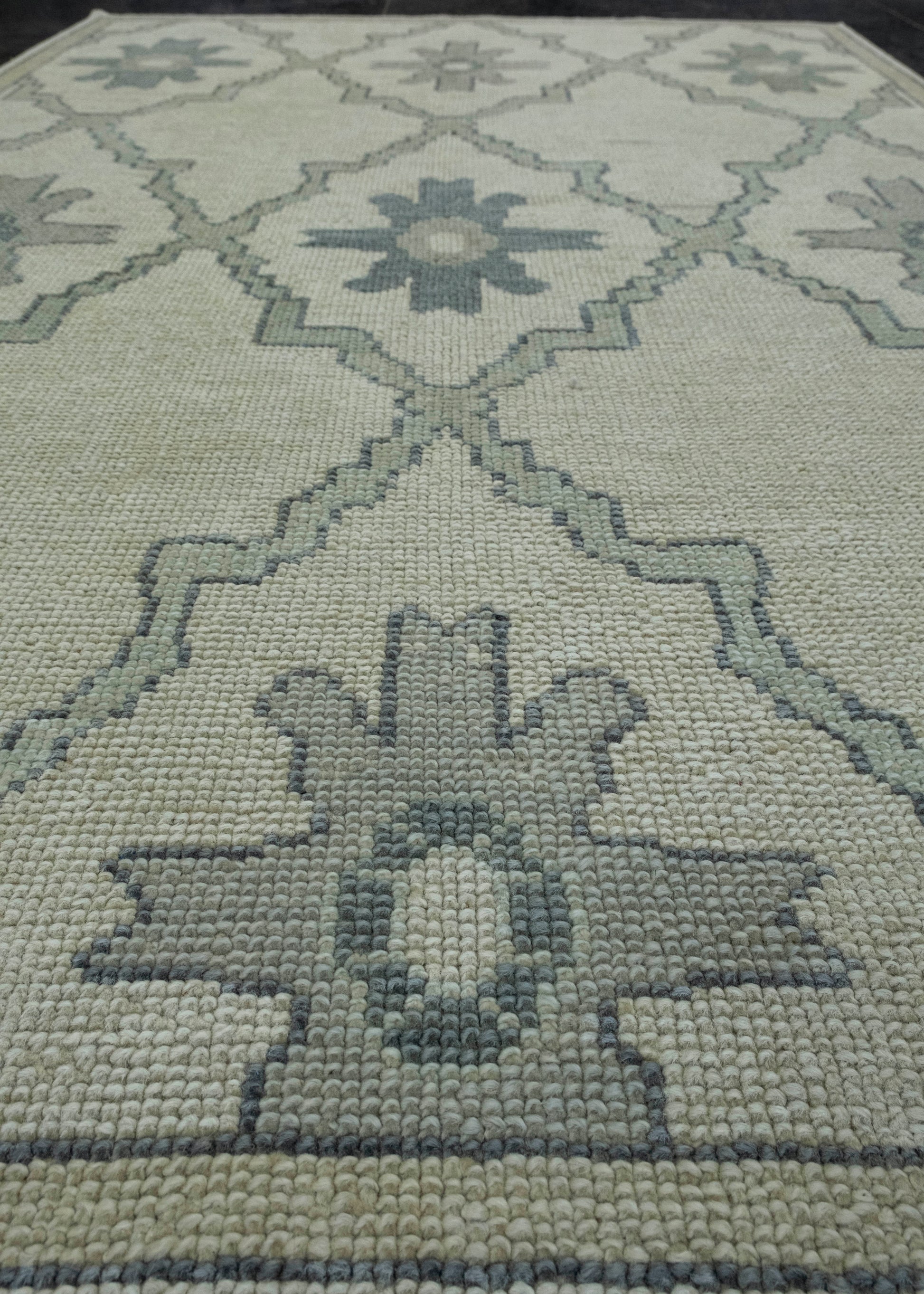 Turkish Oushak Rug 4'1" x 6'2" #18092