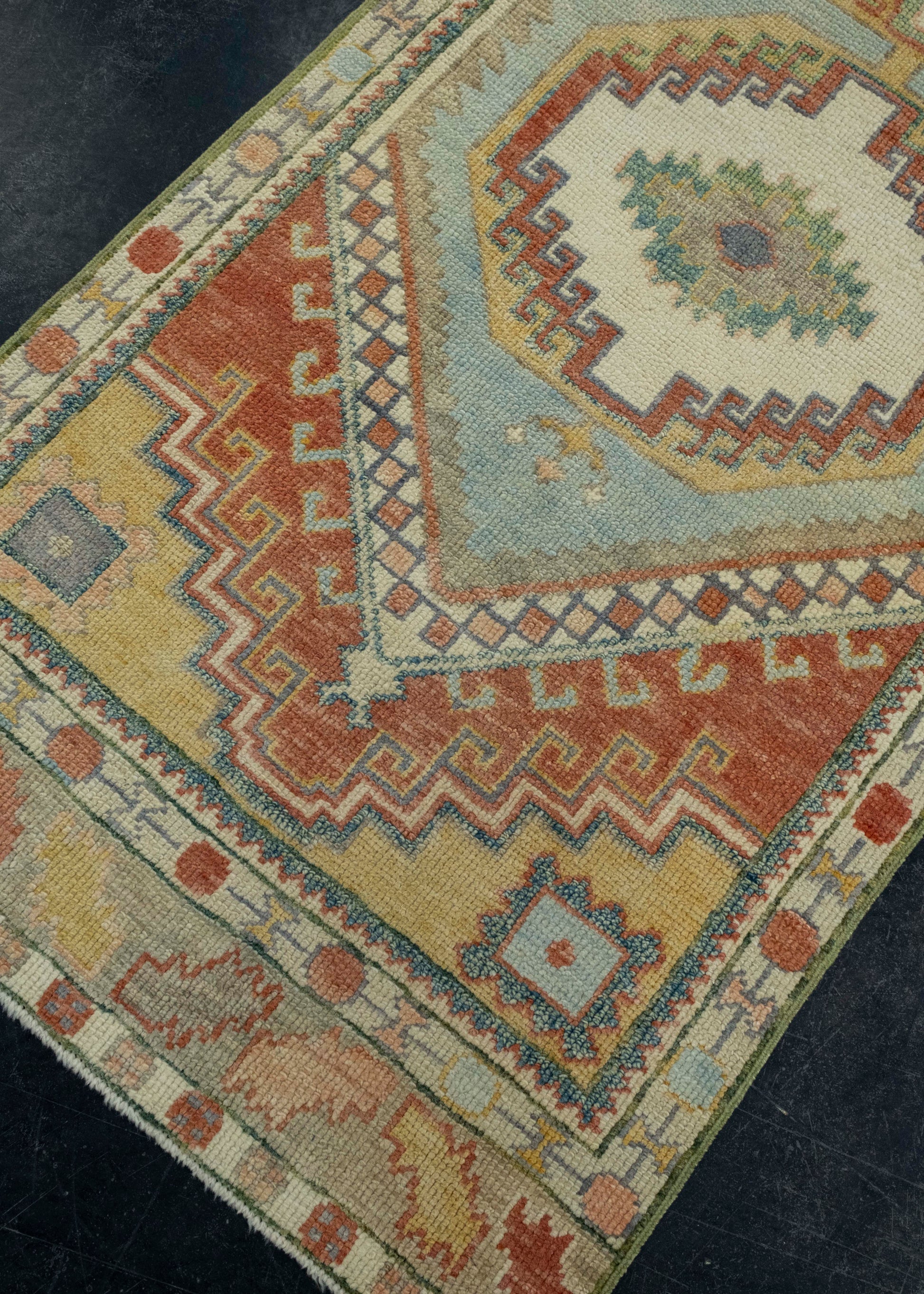 Turkish Oushak Rug 2'10" x 7'8" #18109