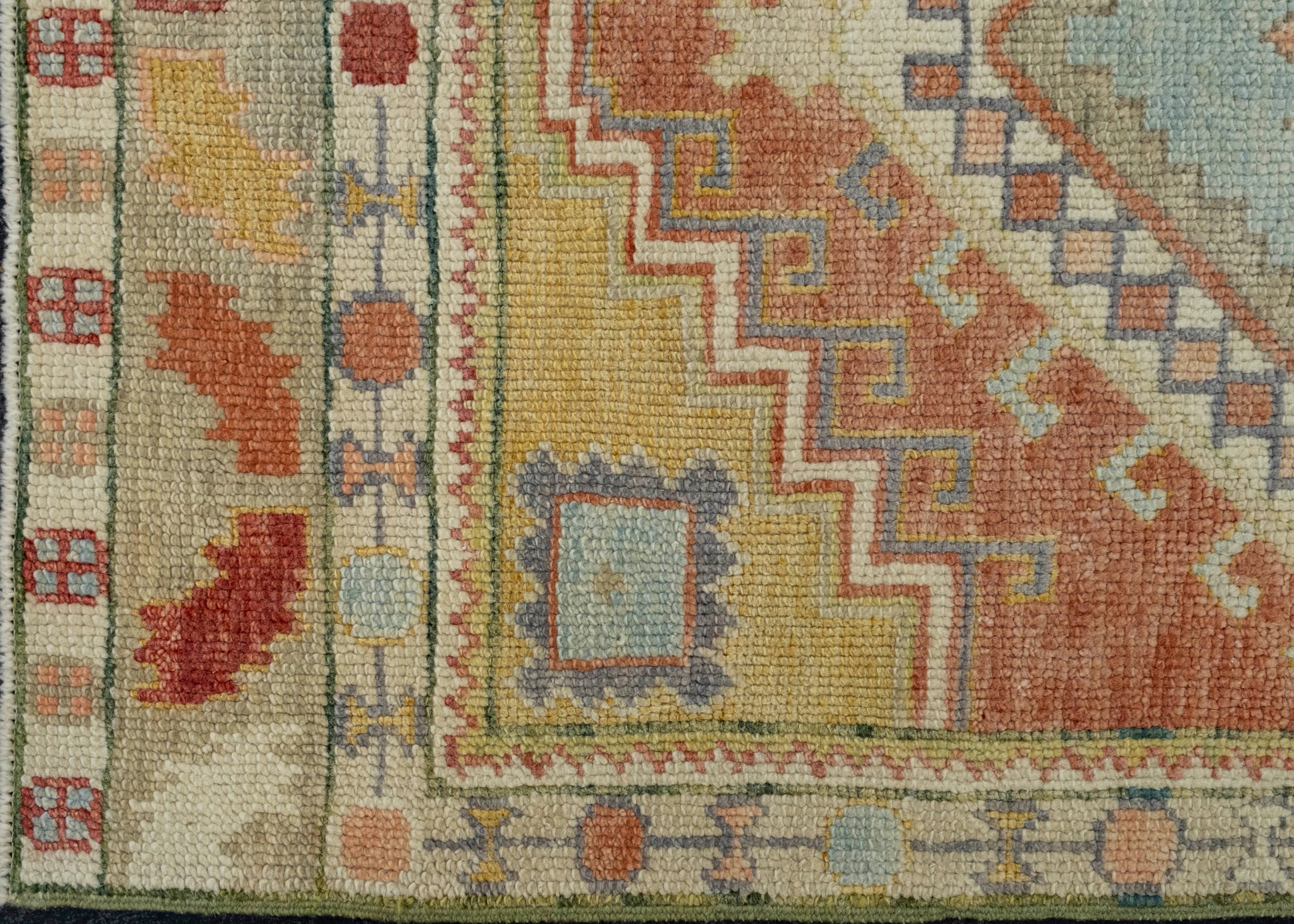 Turkish Oushak Rug 2'10" x 7'8" #18109