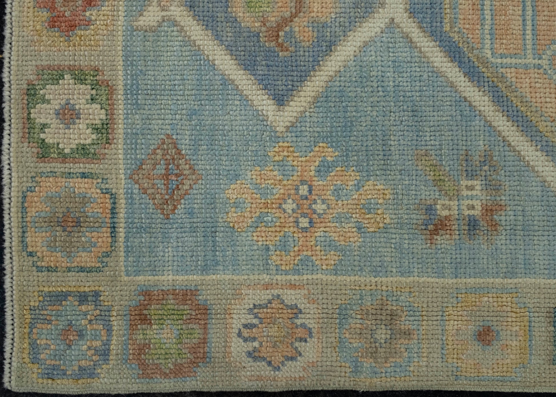 Turkish Oushak Rug 2'8" x 6'6" #18002