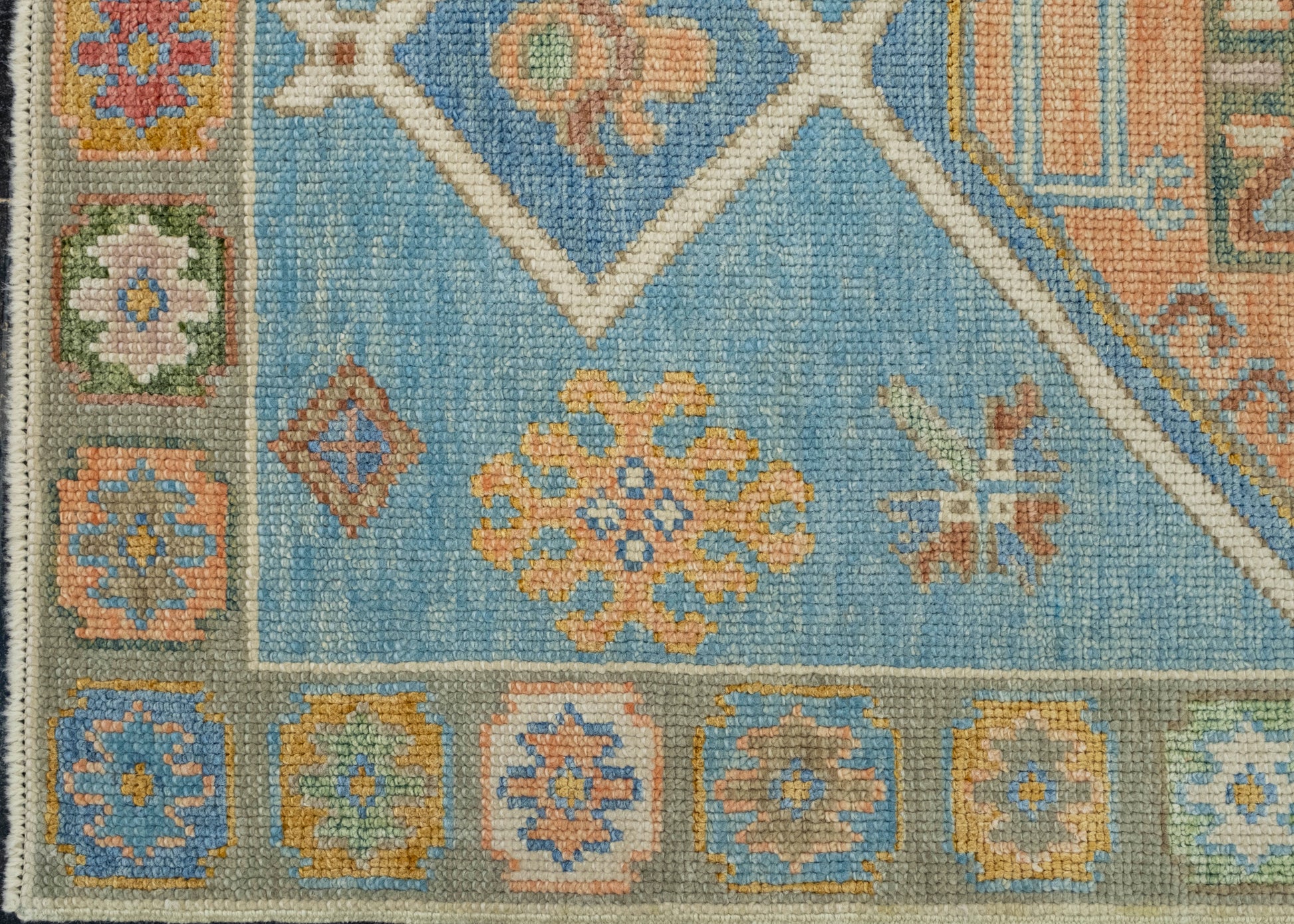 Turkish Oushak Rug 3' x 6'6" #18003