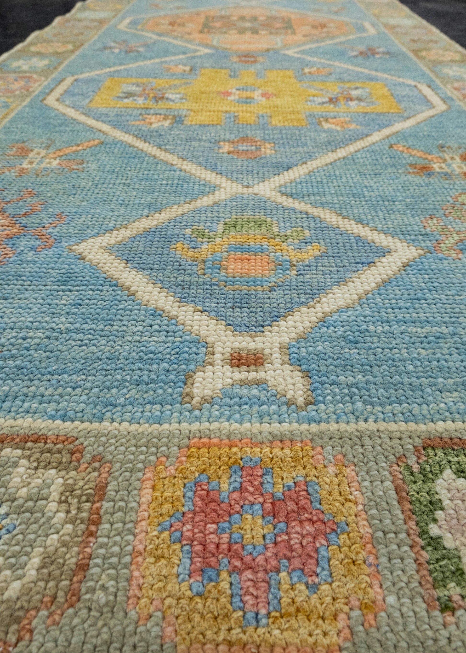 Turkish Oushak Rug 3' x 6'6" #18003
