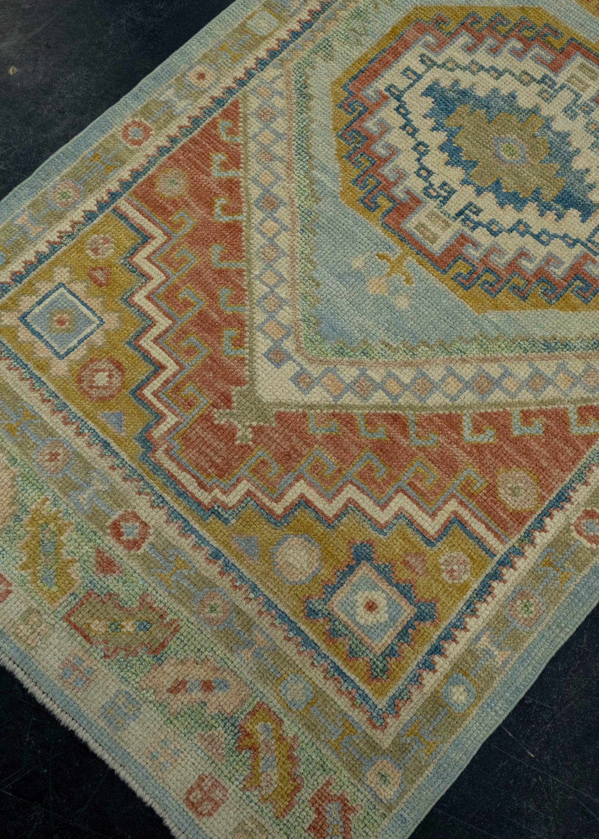 Turkish Oushak Rug 2'11" x 7'7" #18004