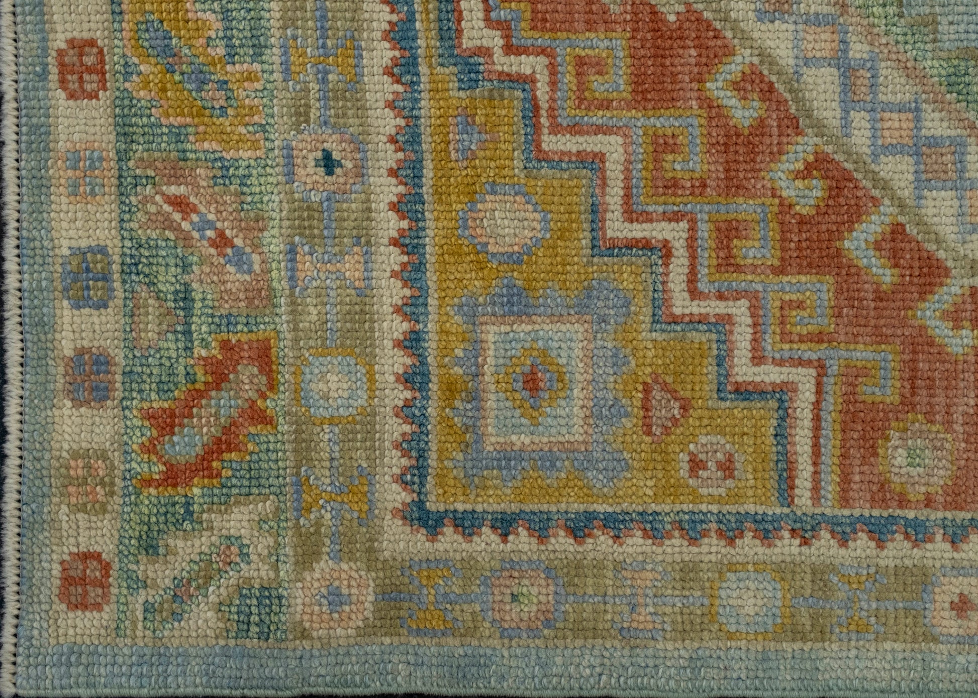 Turkish Oushak Rug 2'11" x 7'7" #18004