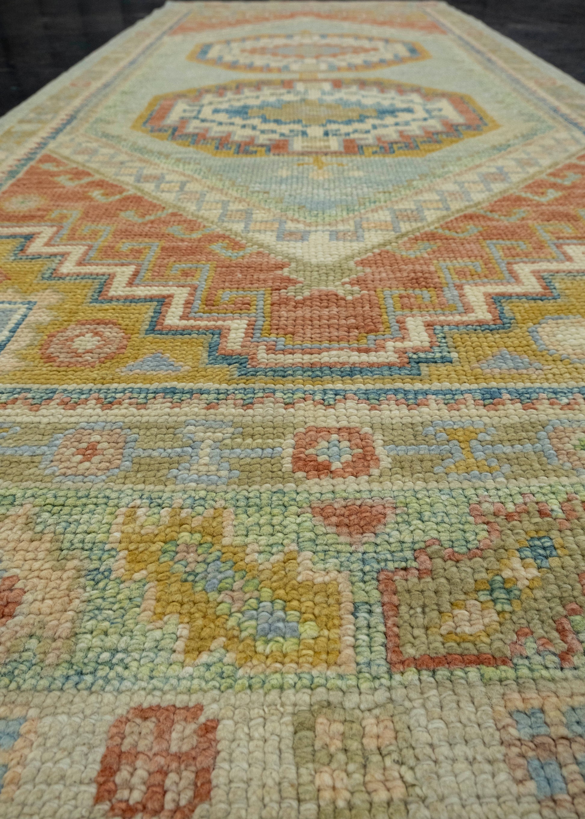 Turkish Oushak Rug 2'11" x 7'7" #18004