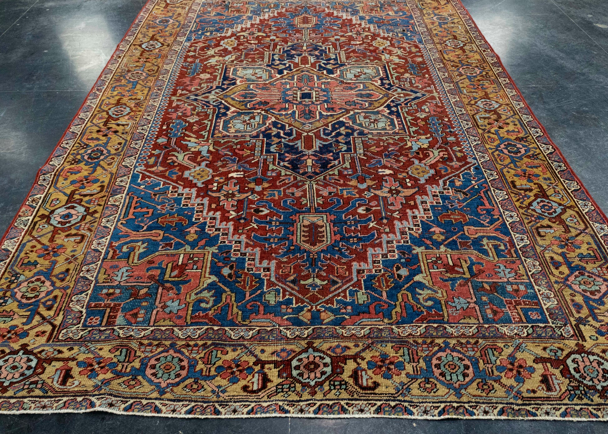 Antique Heriz 7'3" x 10'3" #17098