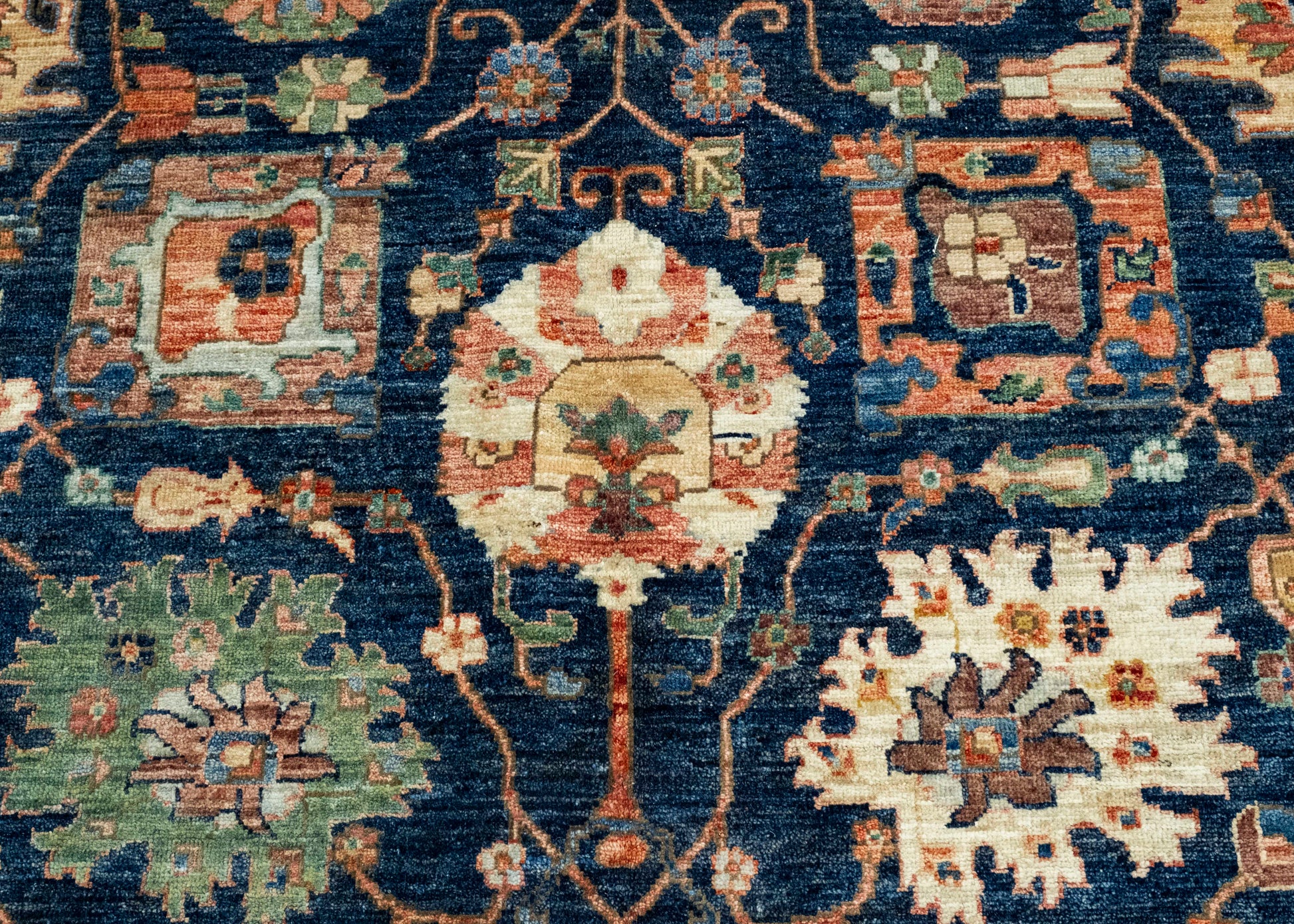 Oriental Handmade Runner Rug 8'10" x 11'9" #17014