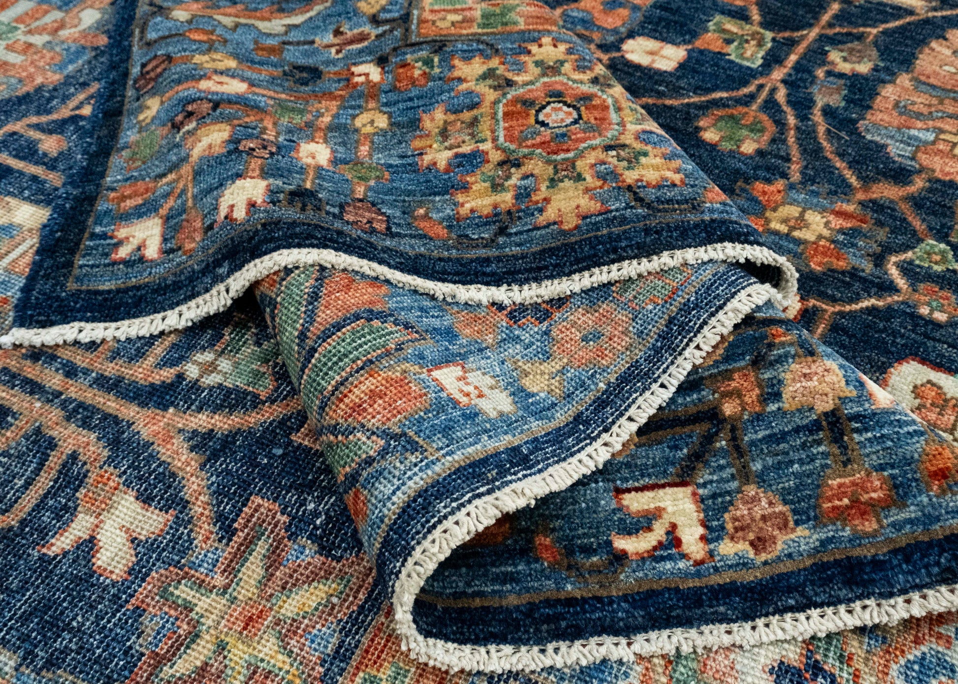 Oriental Handmade Runner Rug 8'10" x 11'9" #17014