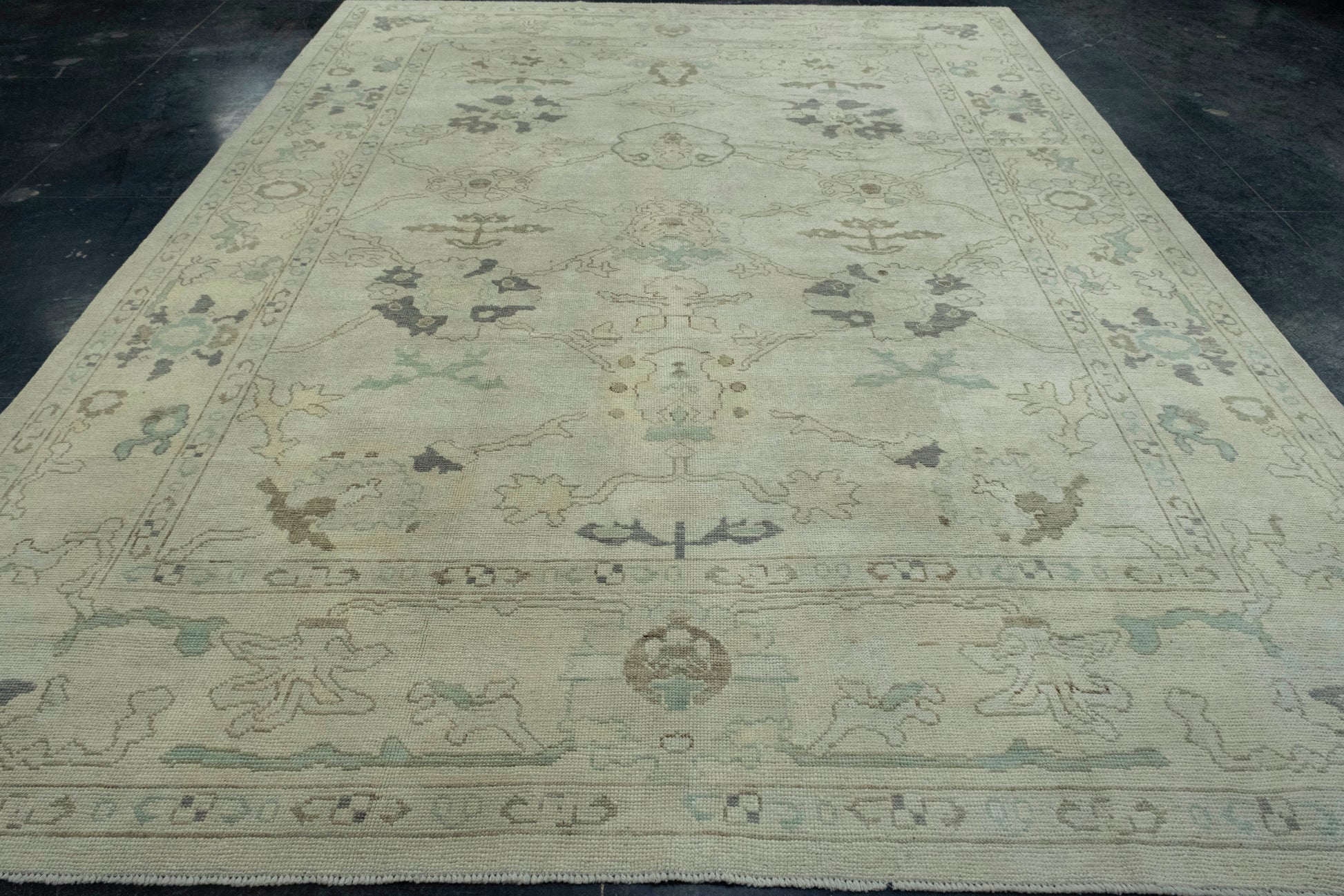 Oushak Rug 9'5" x 12'5" #17875