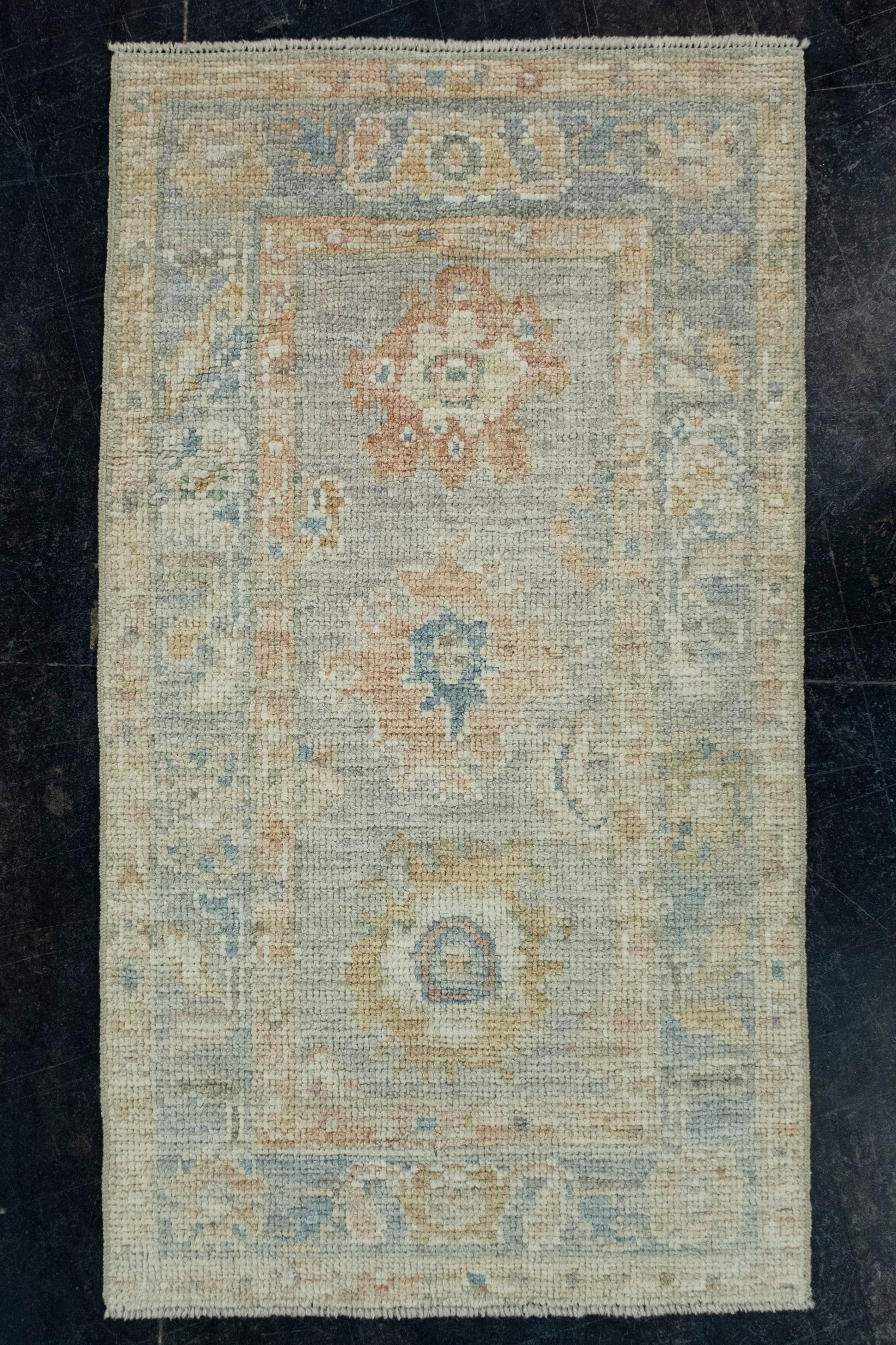 Turkish Oushak Rug 1'9" x 3'3" #17324