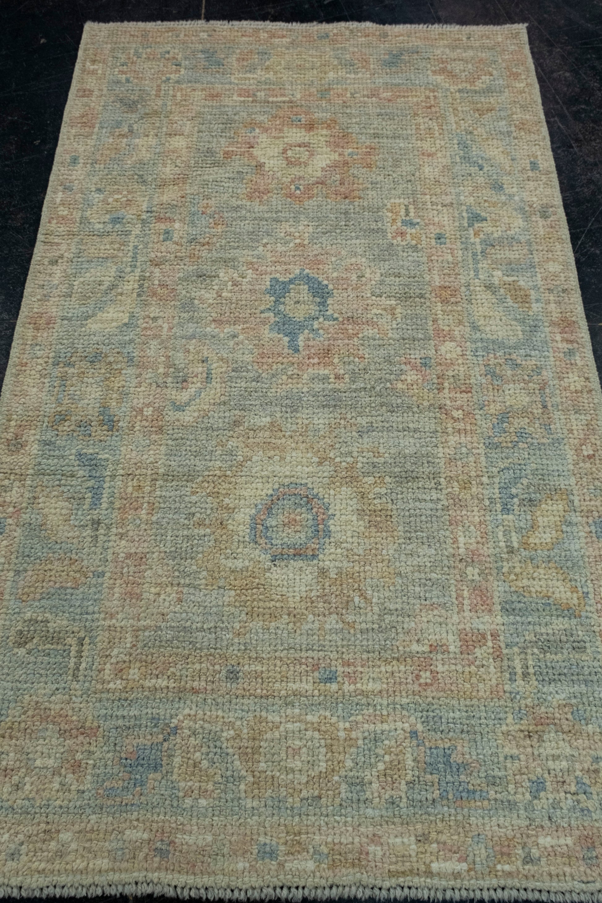 Turkish Oushak Rug 1'11" x 3'4" #17275