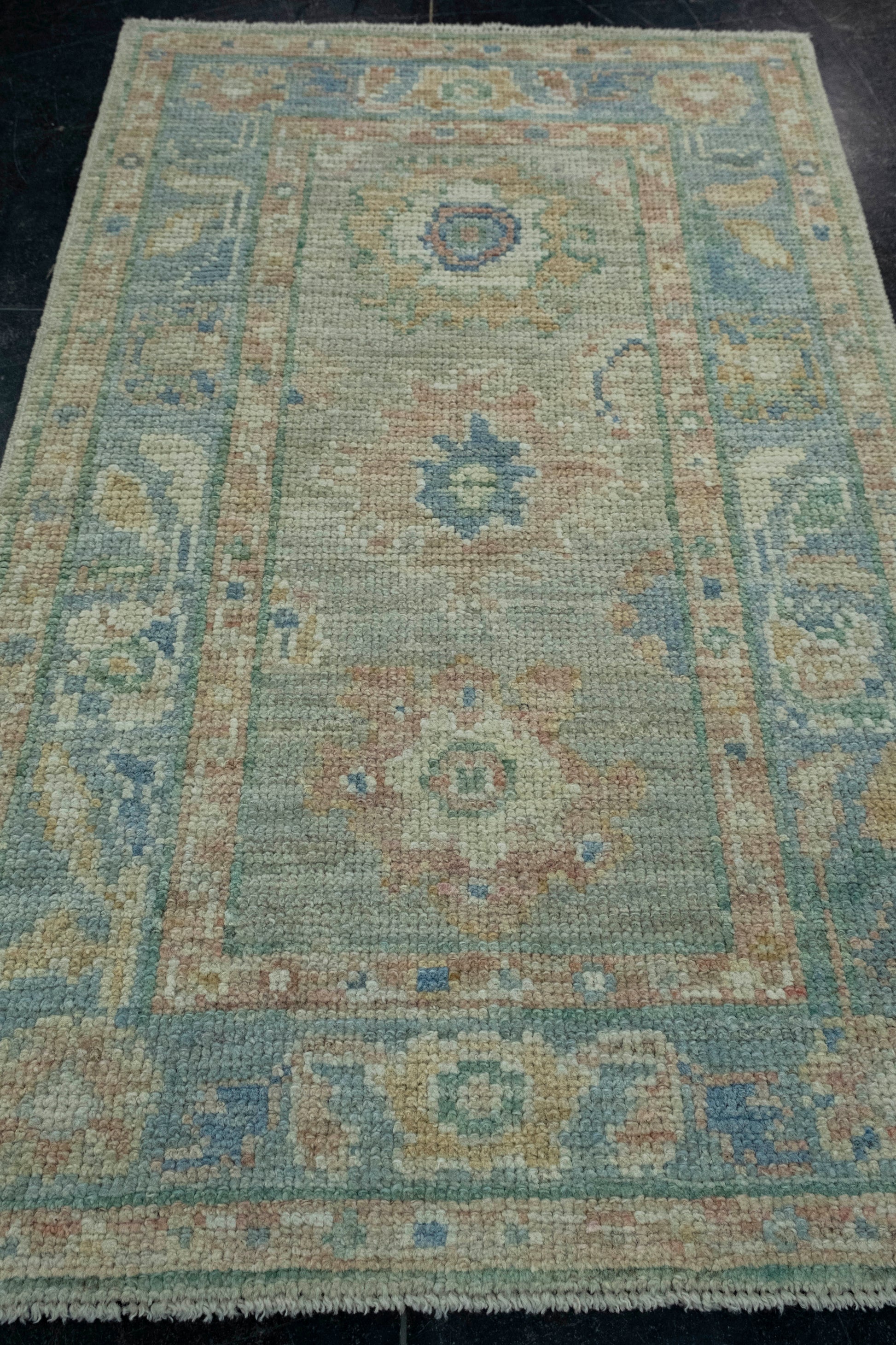 Turkish Oushak Rug 1'11" x 3'3" #17540