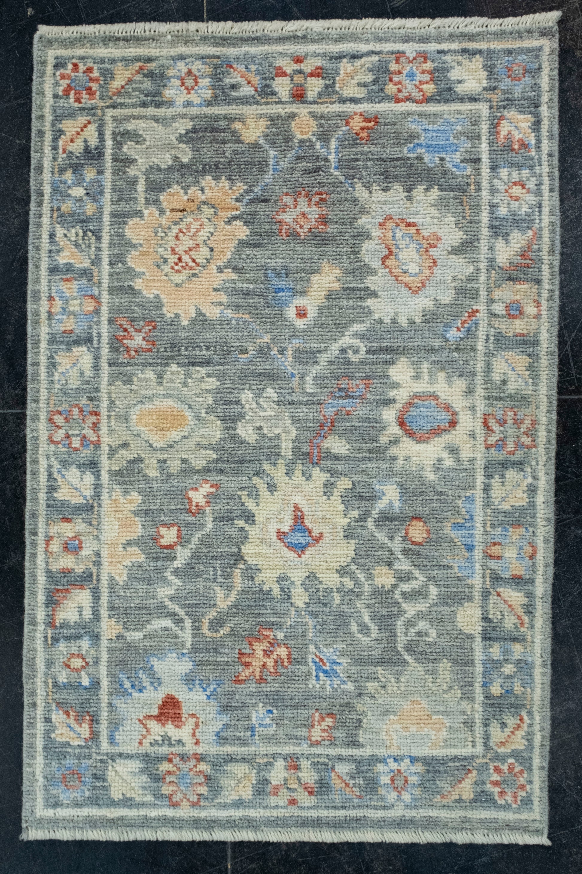 Turkish Oushak Rug 2' x 3'1" #17017
